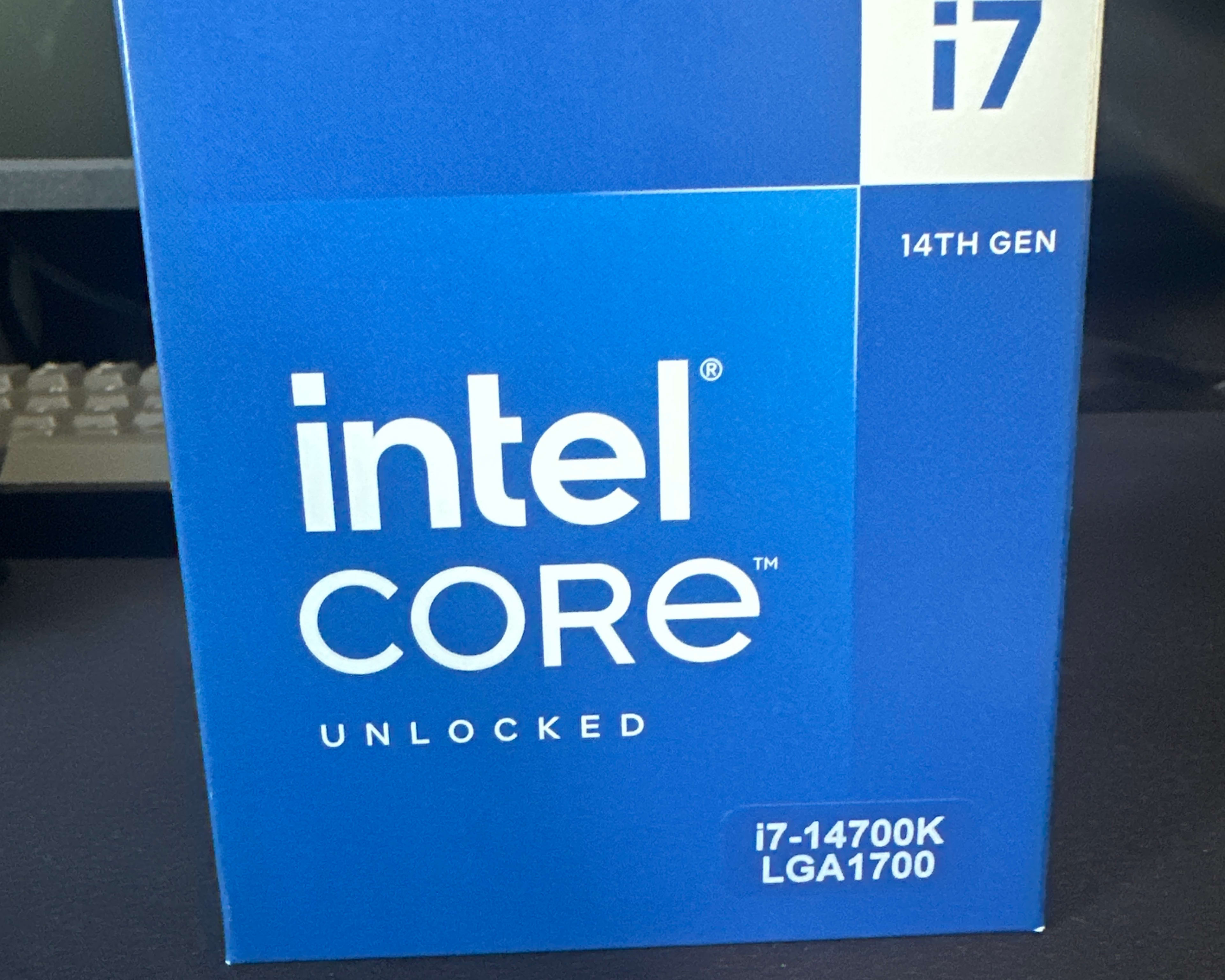 Brand new Intel core i7-14700k