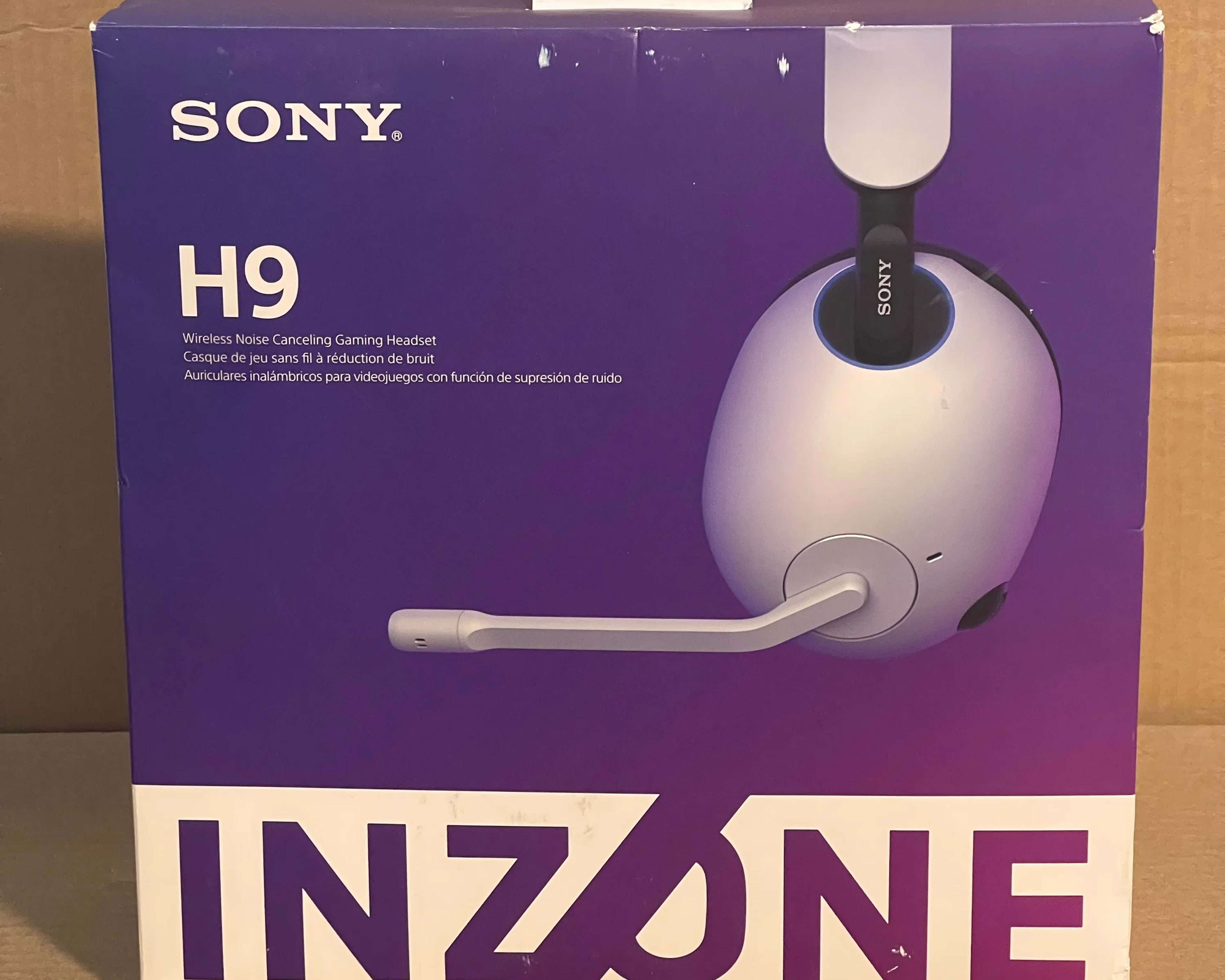 Used, Sony INZONE H9 Wireless Noise Cancelling Gaming Headset, Complete