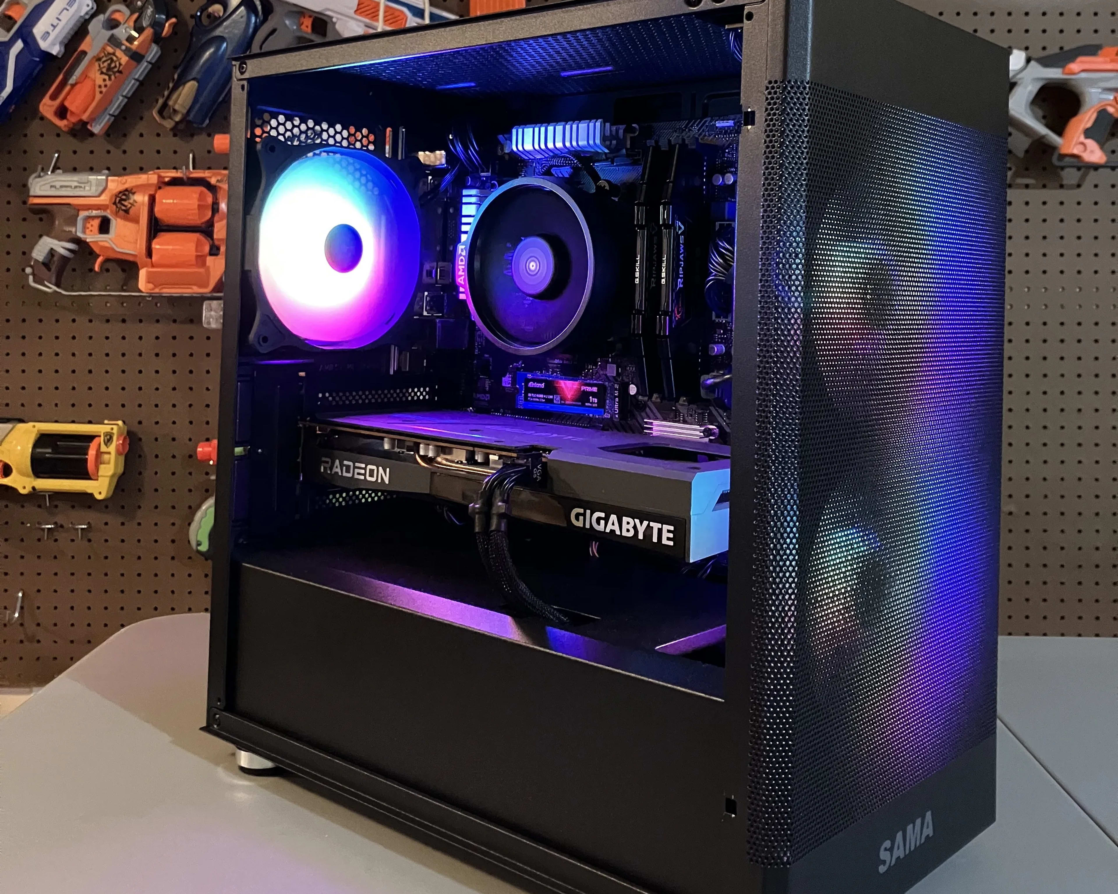 PC de Bureau Gamer SPECIAL / Ryzen 7 4750G / RTX 3060 Twin X2 12G / 16 Go