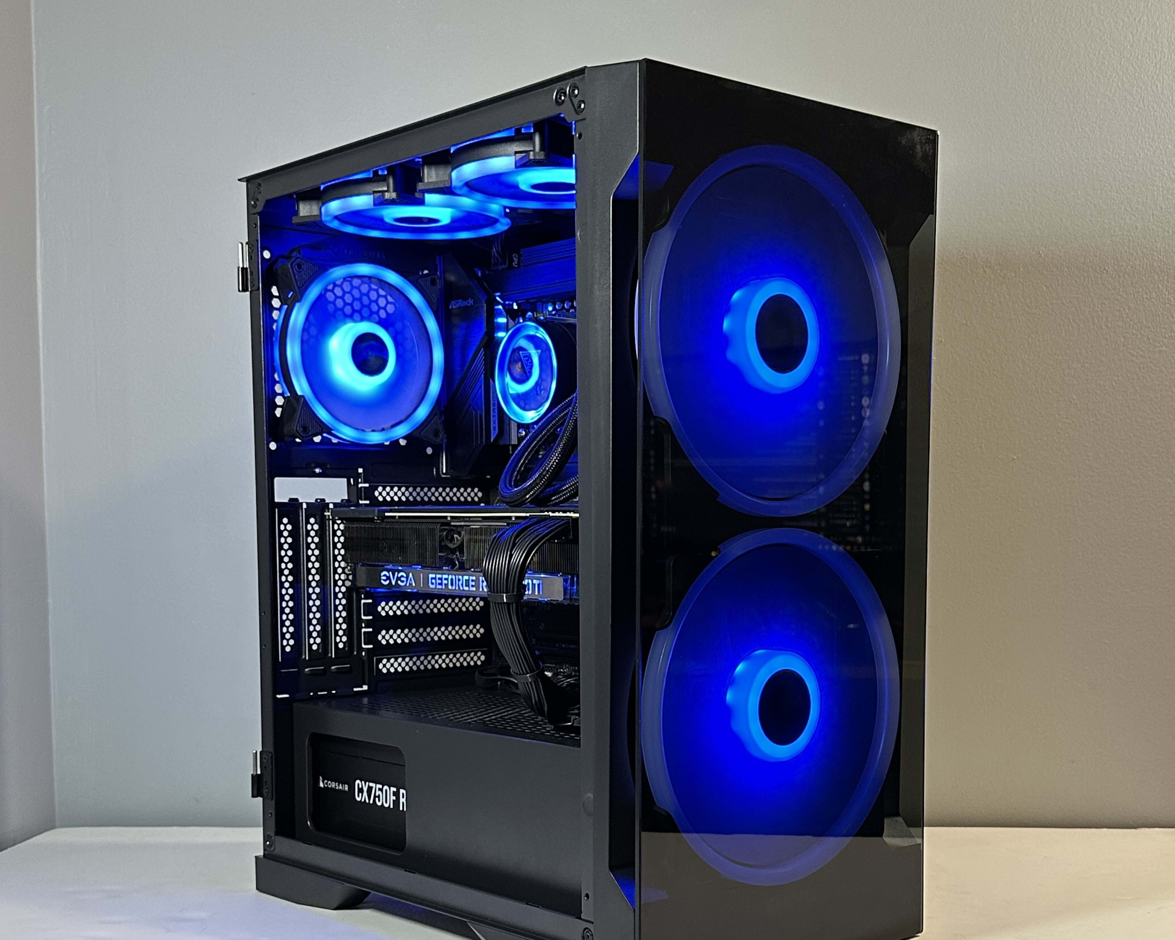 RTX 2080Ti 11GB | INTEL i5-12400F | 32GB RAM | 1TB SSD | Custom RGB Gaming PC WIFI WIN10