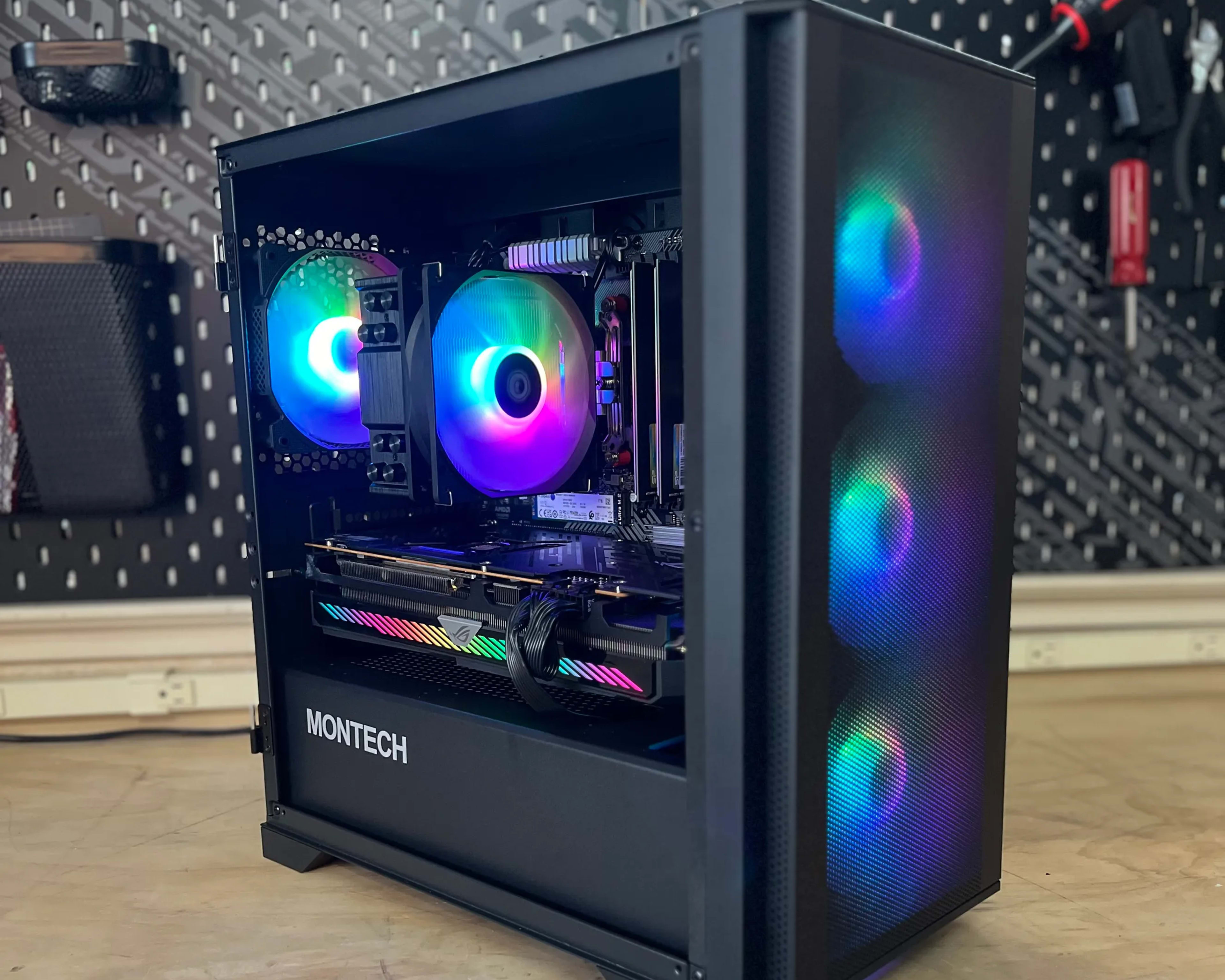 🦾AMD POWERHOUSE | Ryzen 5 5600 + RX 6700 XT | 1TB Nvme SSD | Win 11 | WIFI | 16GB DDR4 | Gaming PC