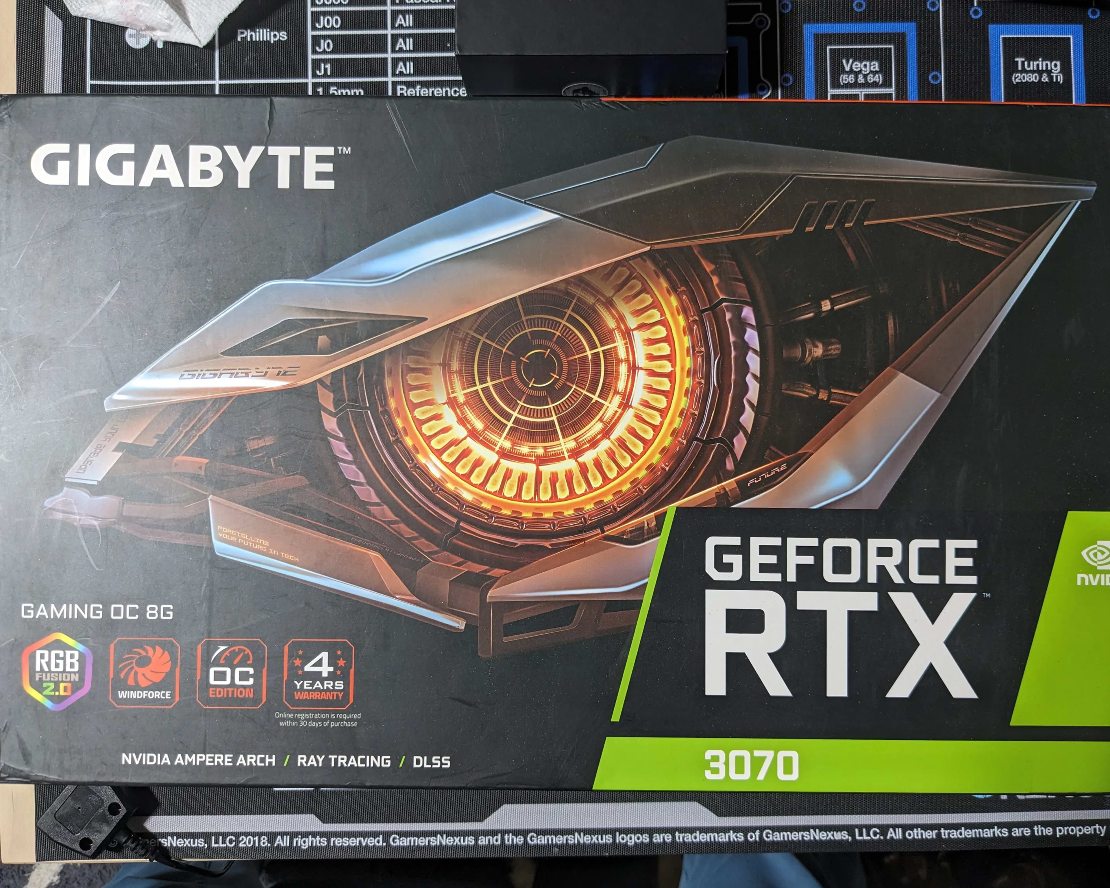 GIGABYTE GeForce RTX 3070 GAMING OC 8G (rev. 1.0)