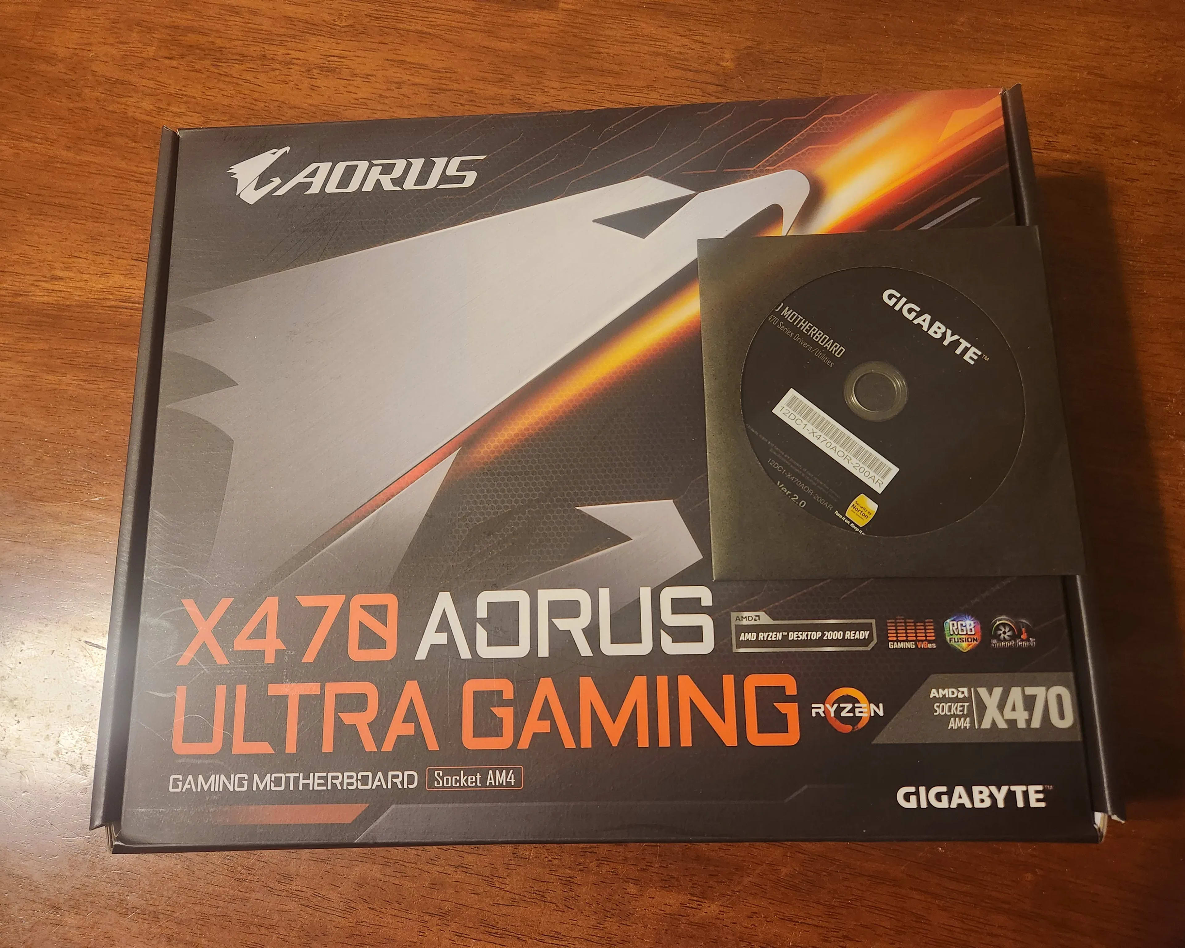 GIGABYTE X470 AORUS Ultra Gaming AM4 ATX AMD Motherboard Socket Ryzen