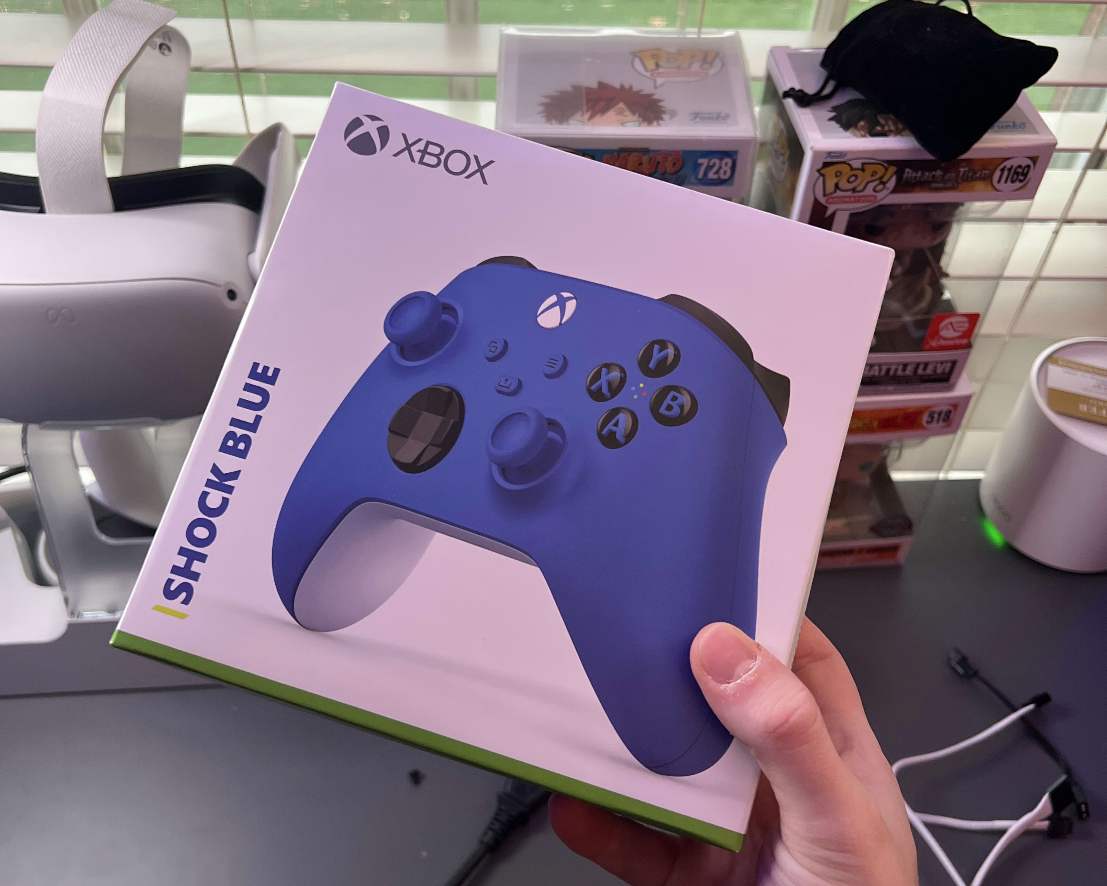 Shock Blue Xbox Controller (NEW)