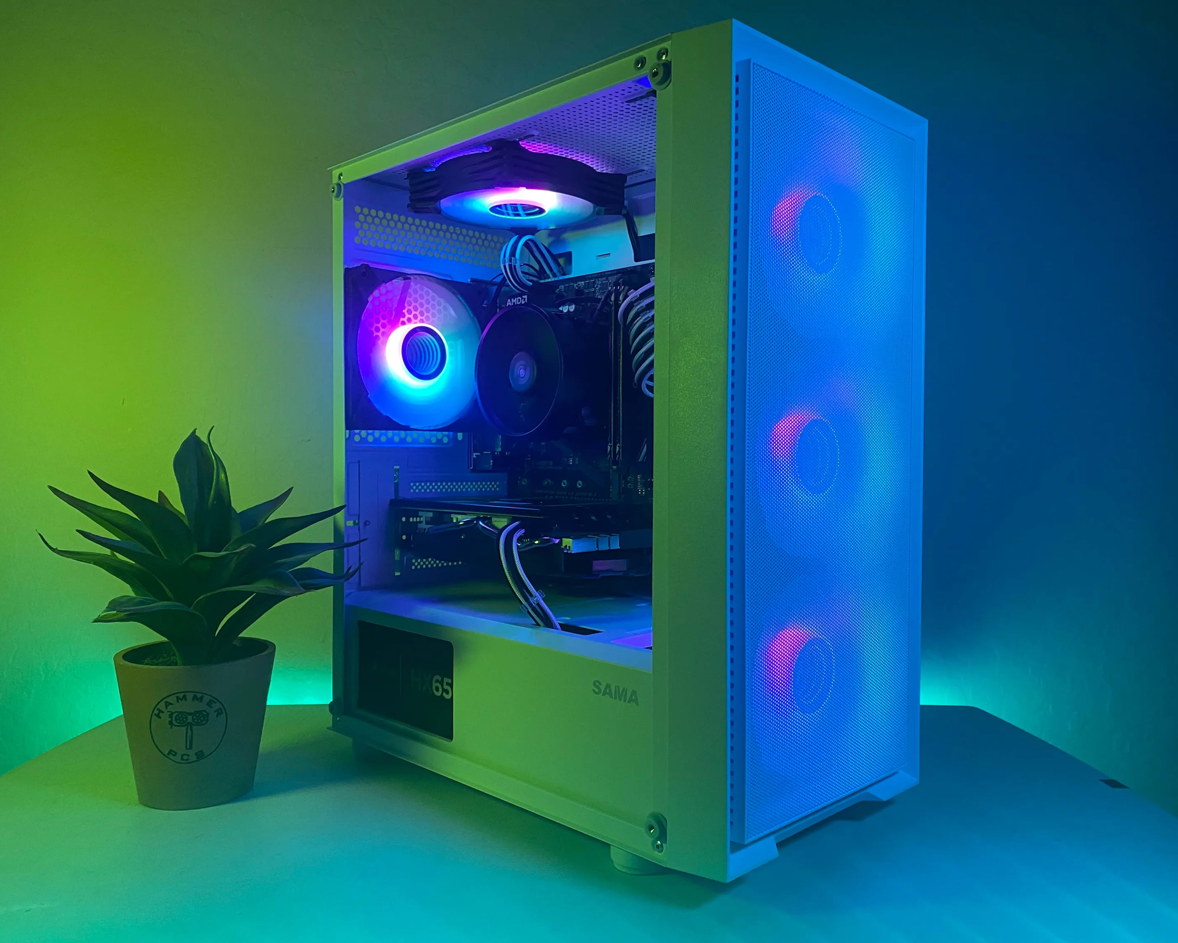 🪞Custom Built White RGB Gaming PC🪞| Fortnite, Valorant, CoD, Rainbow 6, GTA, Minecraft, and more!