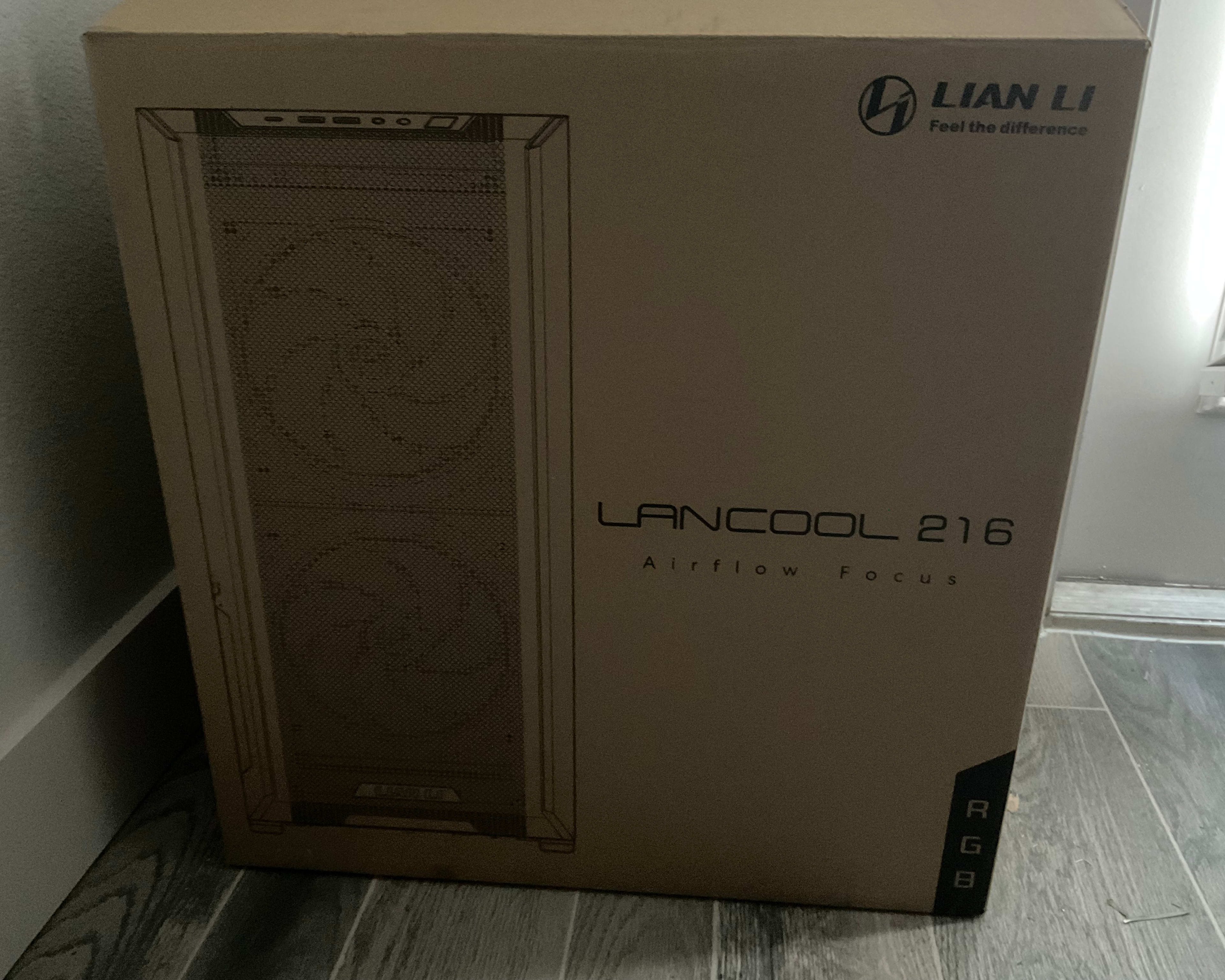 Like New! Lian Li Lancool 216 RGB Black Mid Tower Case