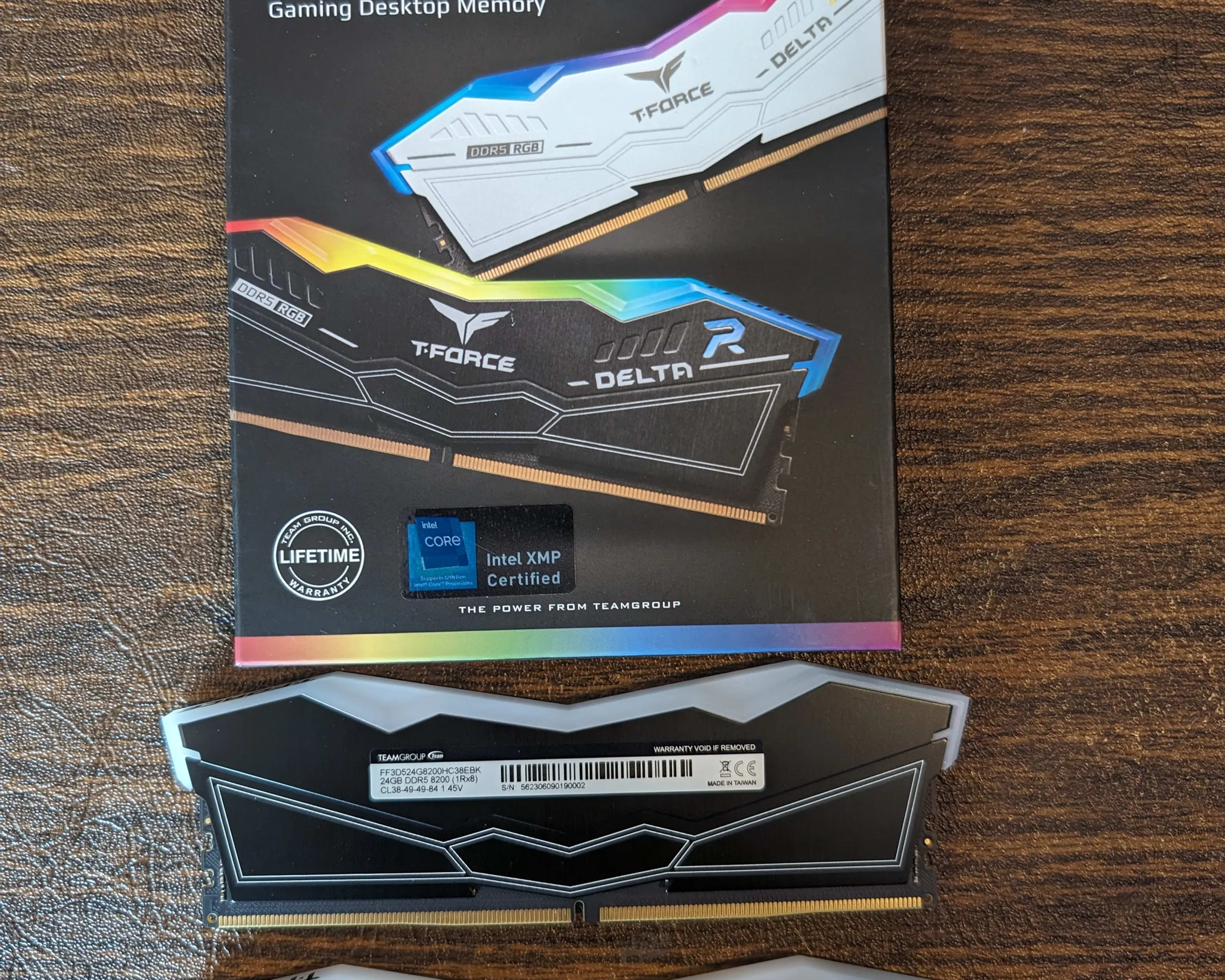 Team T-Force Delta RGB 48GB (2 x 24GB) DDR5 8200