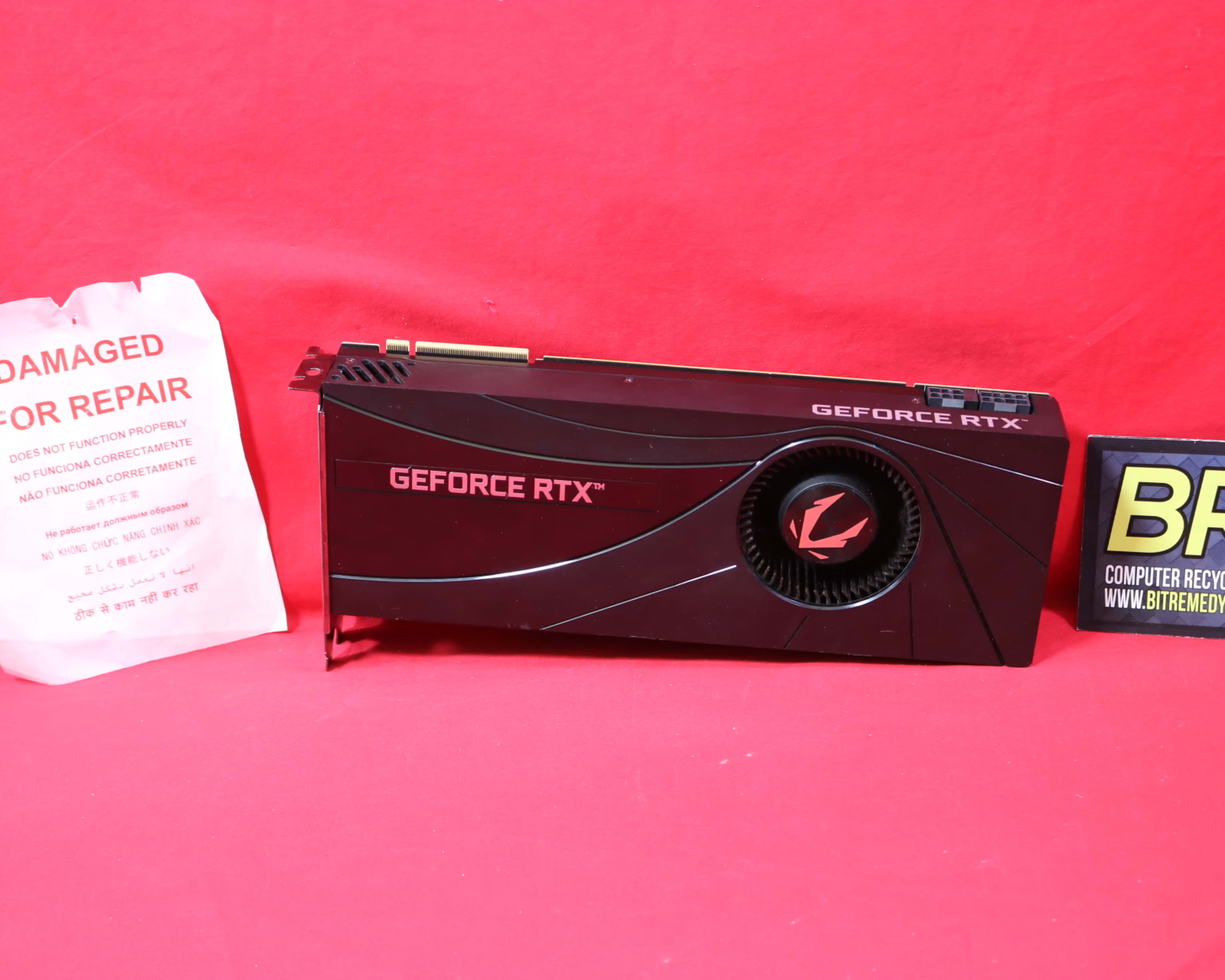 *AS IS/FOR REPAIR* Zotac Gaming GeForce RTX 2080 SUPER Blower 8GB GDDR6 Desktop GPU ZT-T20820A-10B