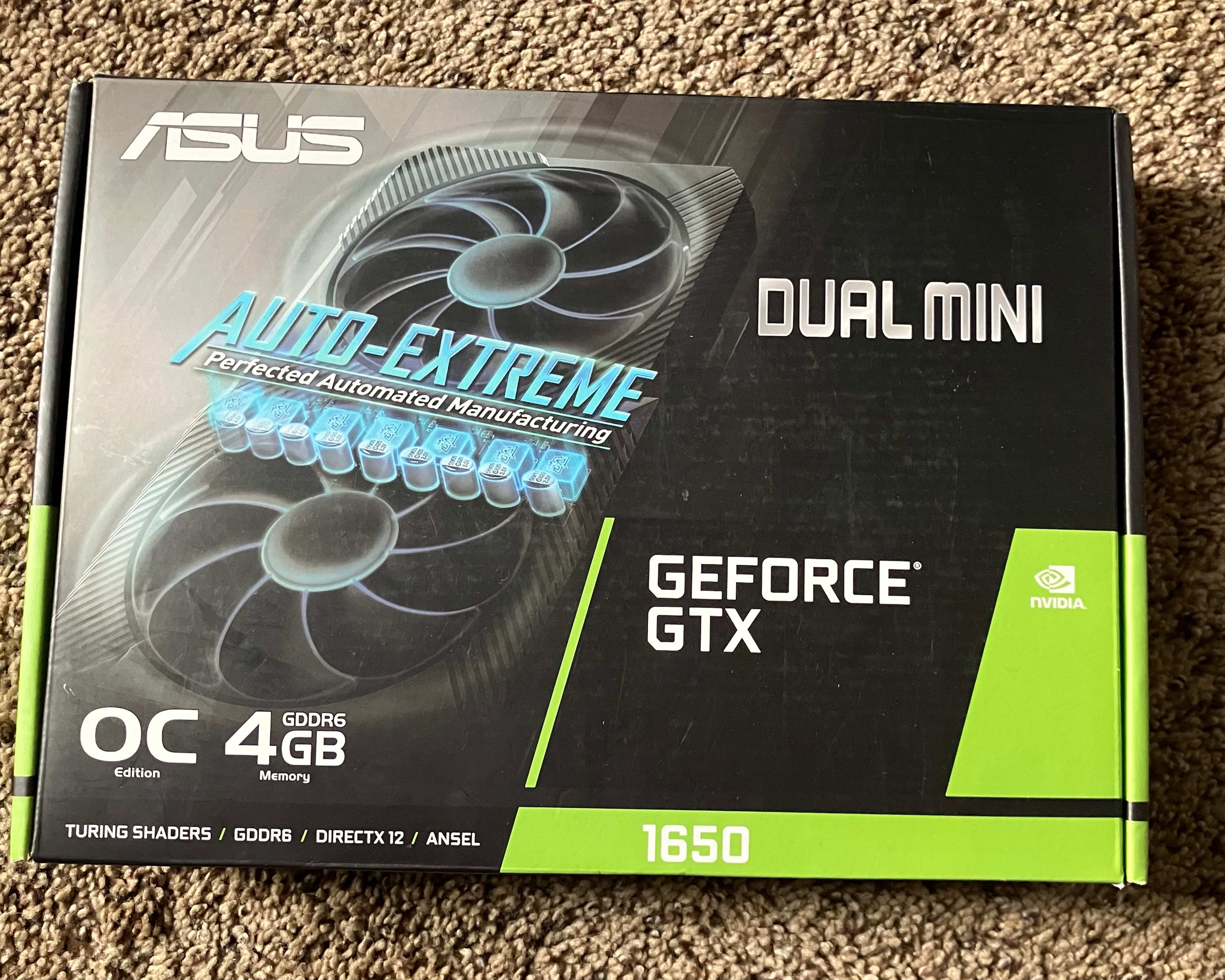 ASUS Dual-Mini GeForce GTX 1650 MINI OC Edition
