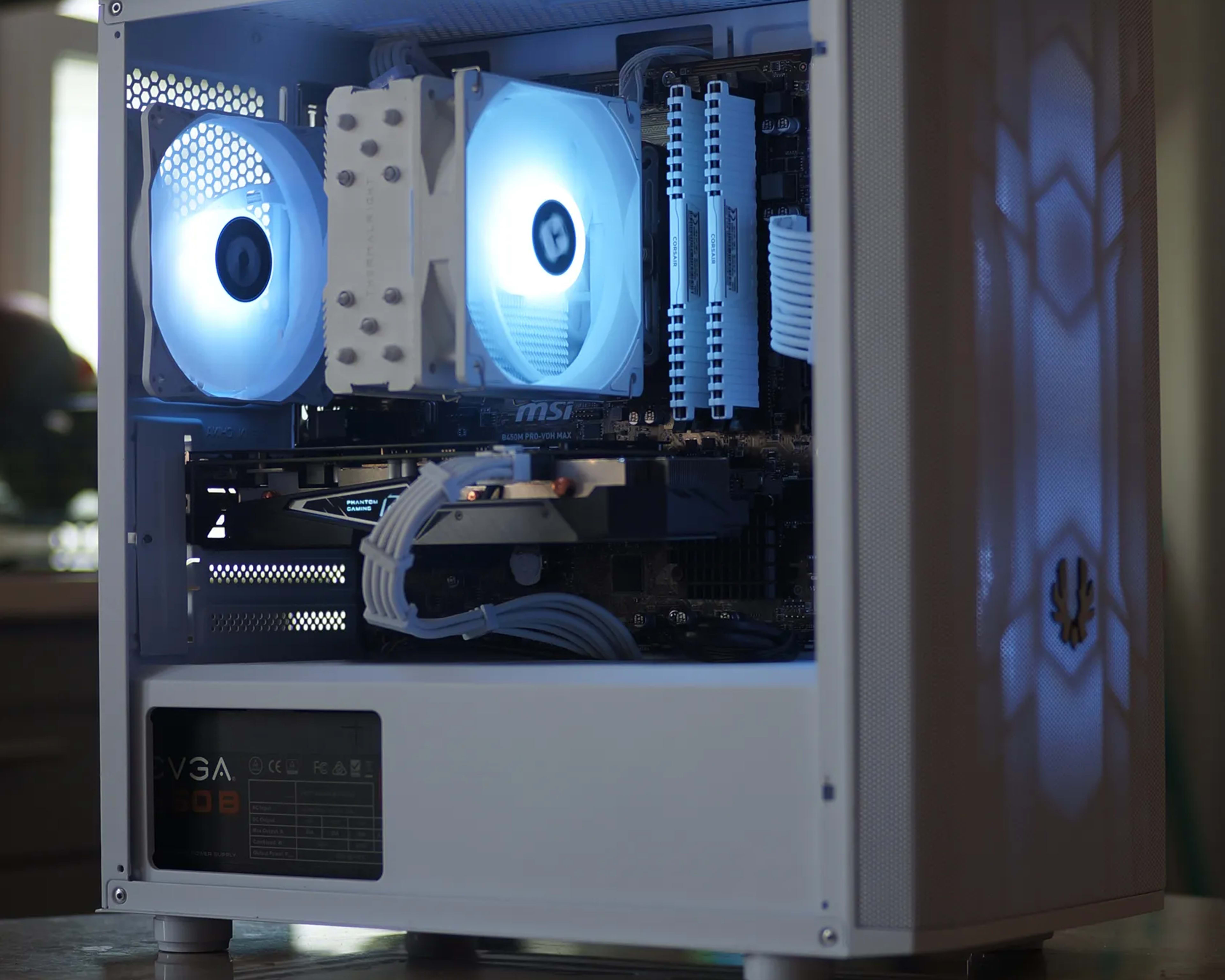 Ryzen 5 2600, RX 5500XT White Gaming/Streaming PC