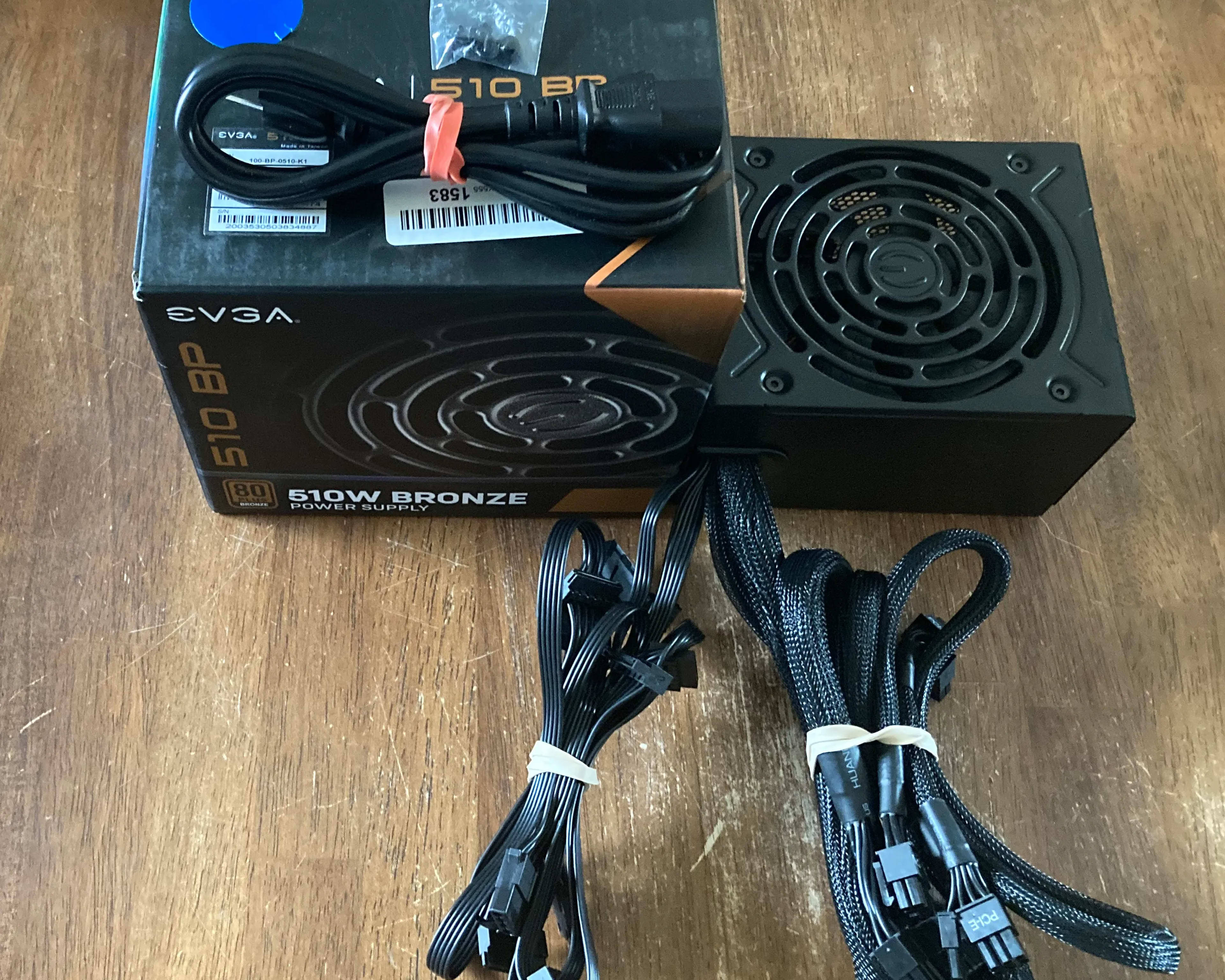 EVGA 510 BP 510W 80+ Bronze ATX Power Supply