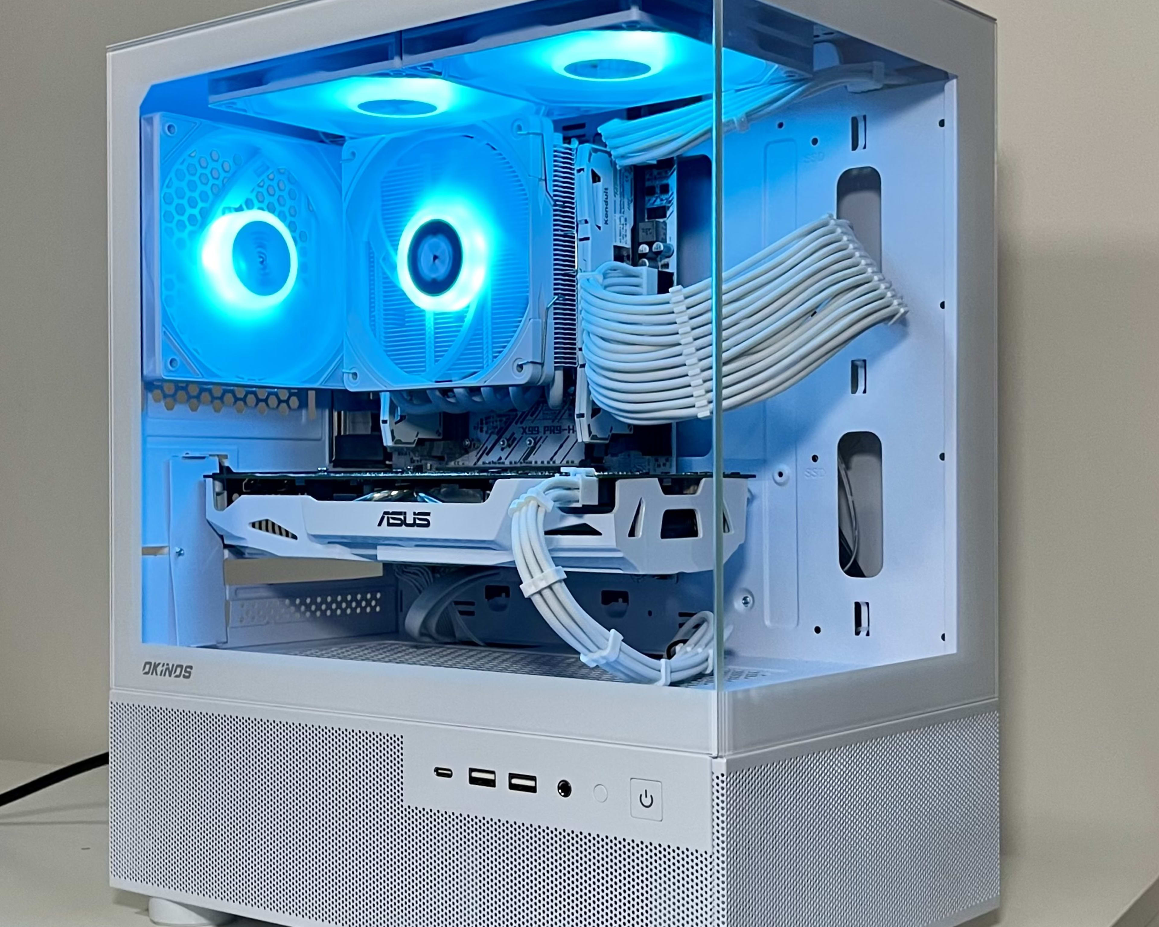 🥶 Arctic White PC 🥶 | Full RGB | 10 Core intel | GTX 1060 6G |