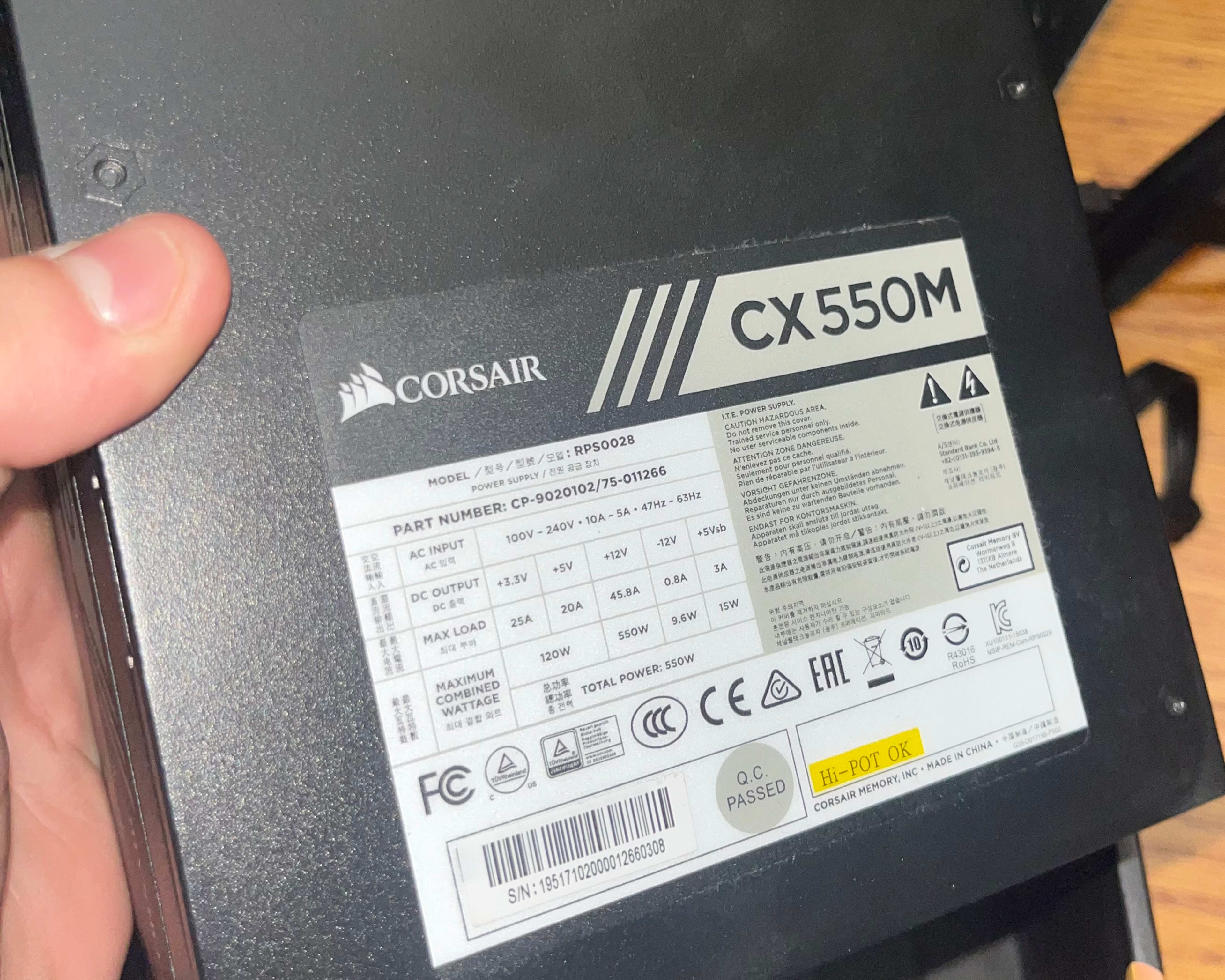 Corsair CX550M