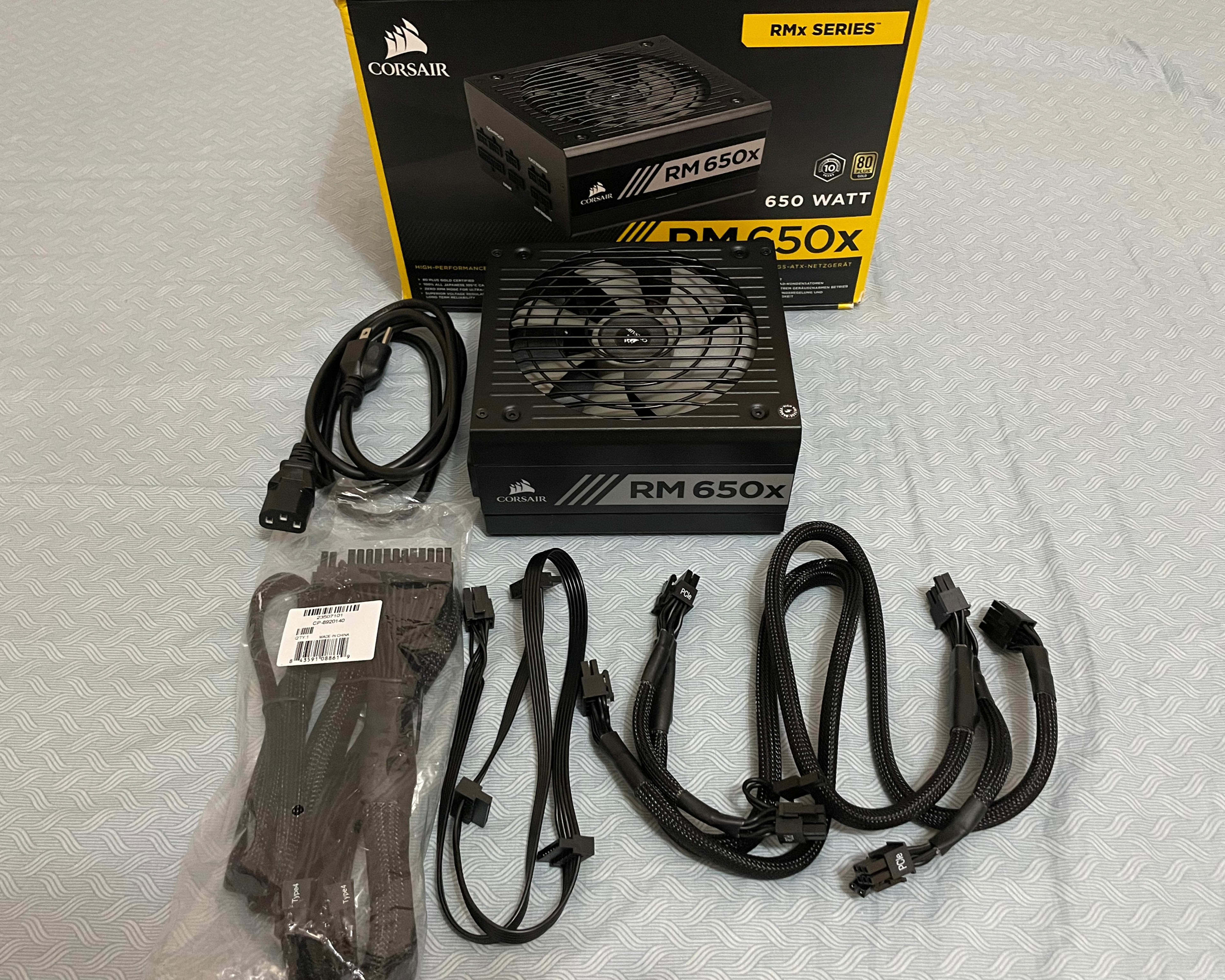 Corsair RM650x 80+ Gold Fully Modular ATX PSU