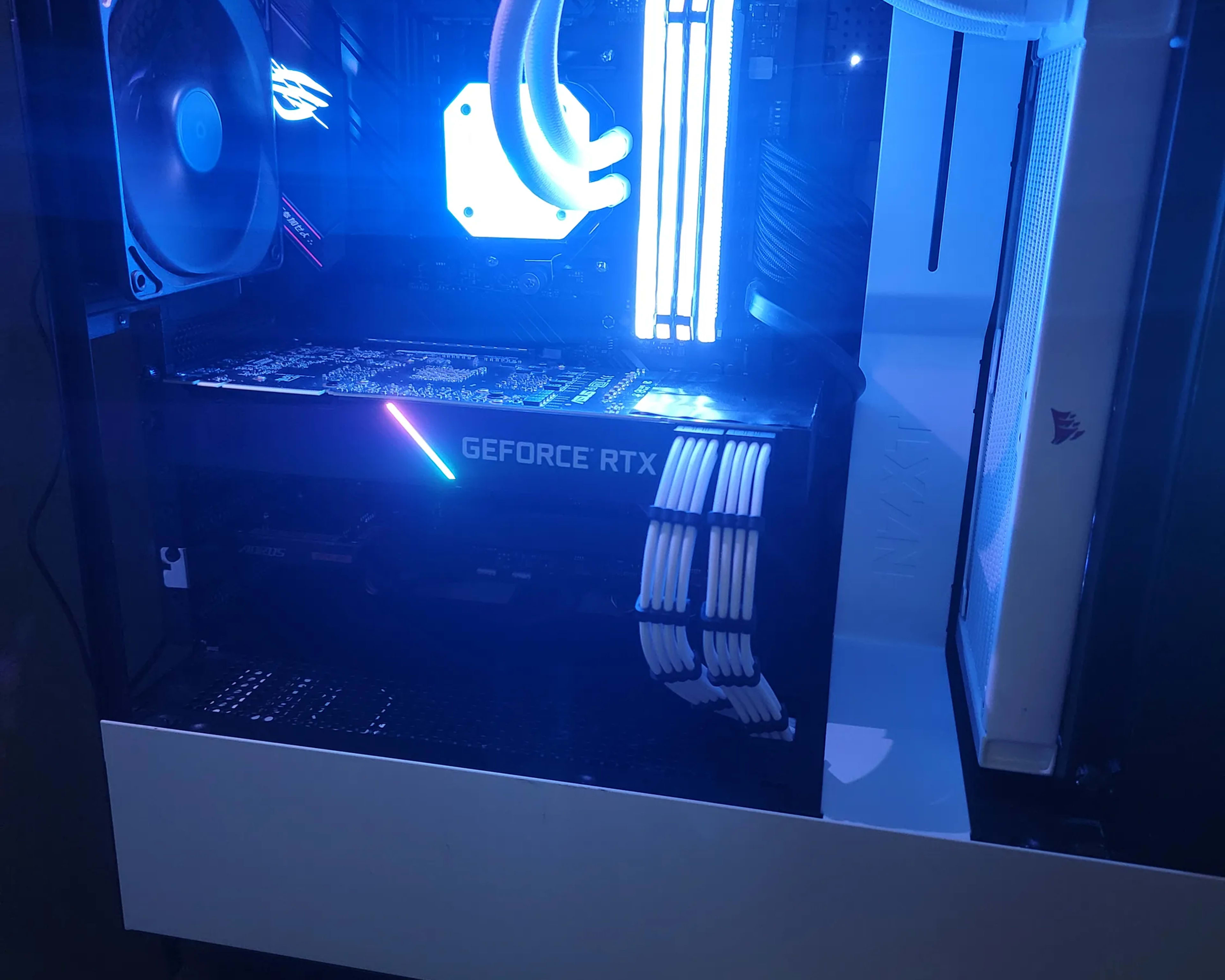 Custom White Rig with Ryzen 7 5800x and RTX 2080 Super. Many extras and no short cuts!