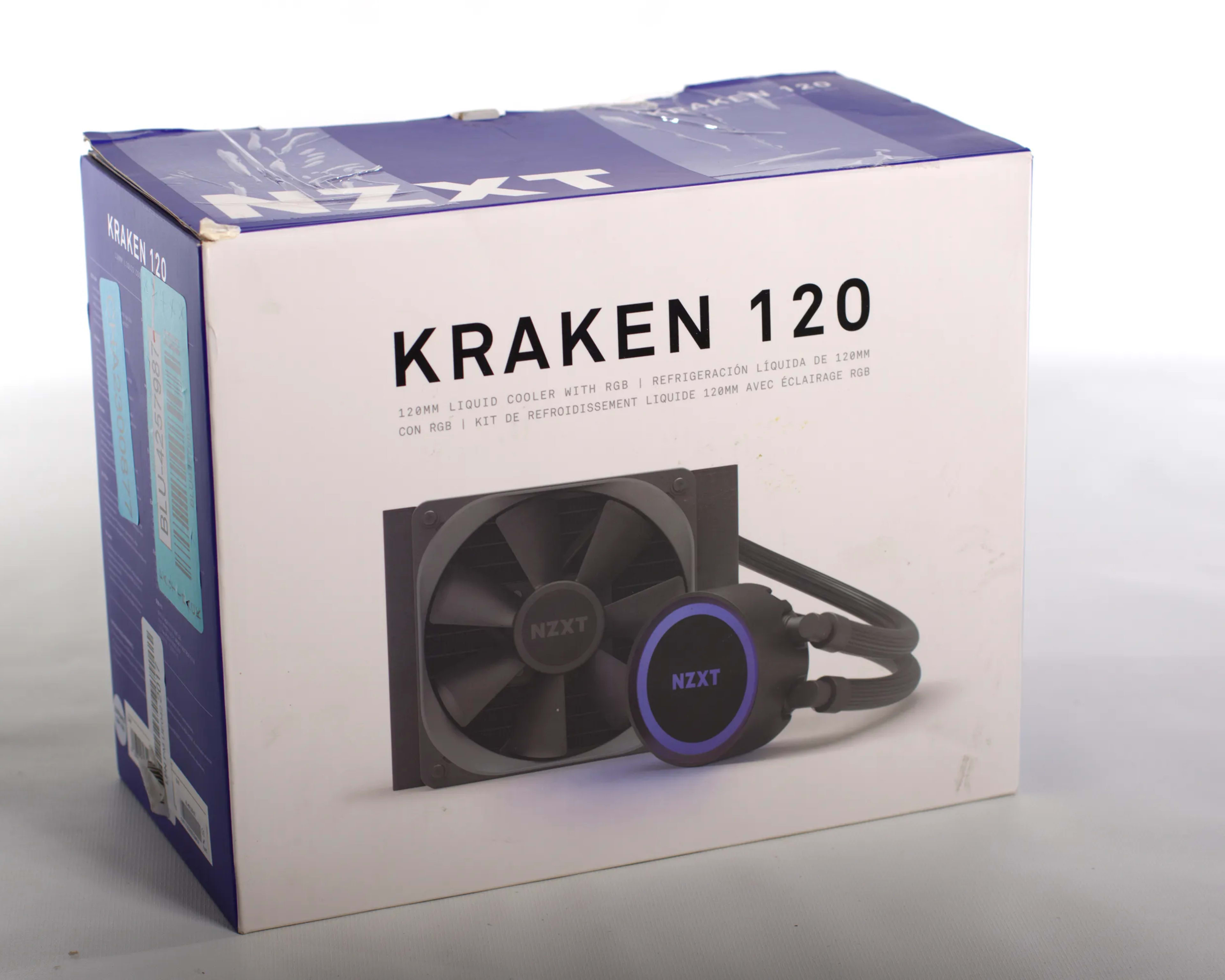 NZXT Kraken 120mm AIO Liquid Cooler - Black - New