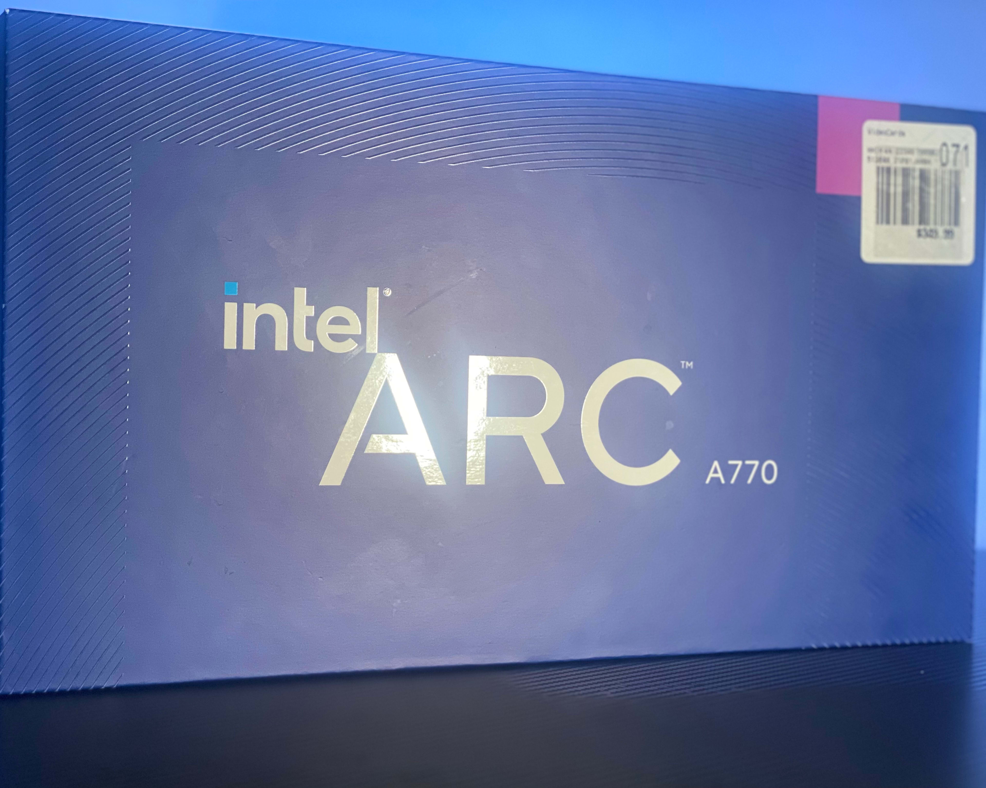 Intel ARC A770 (box only)