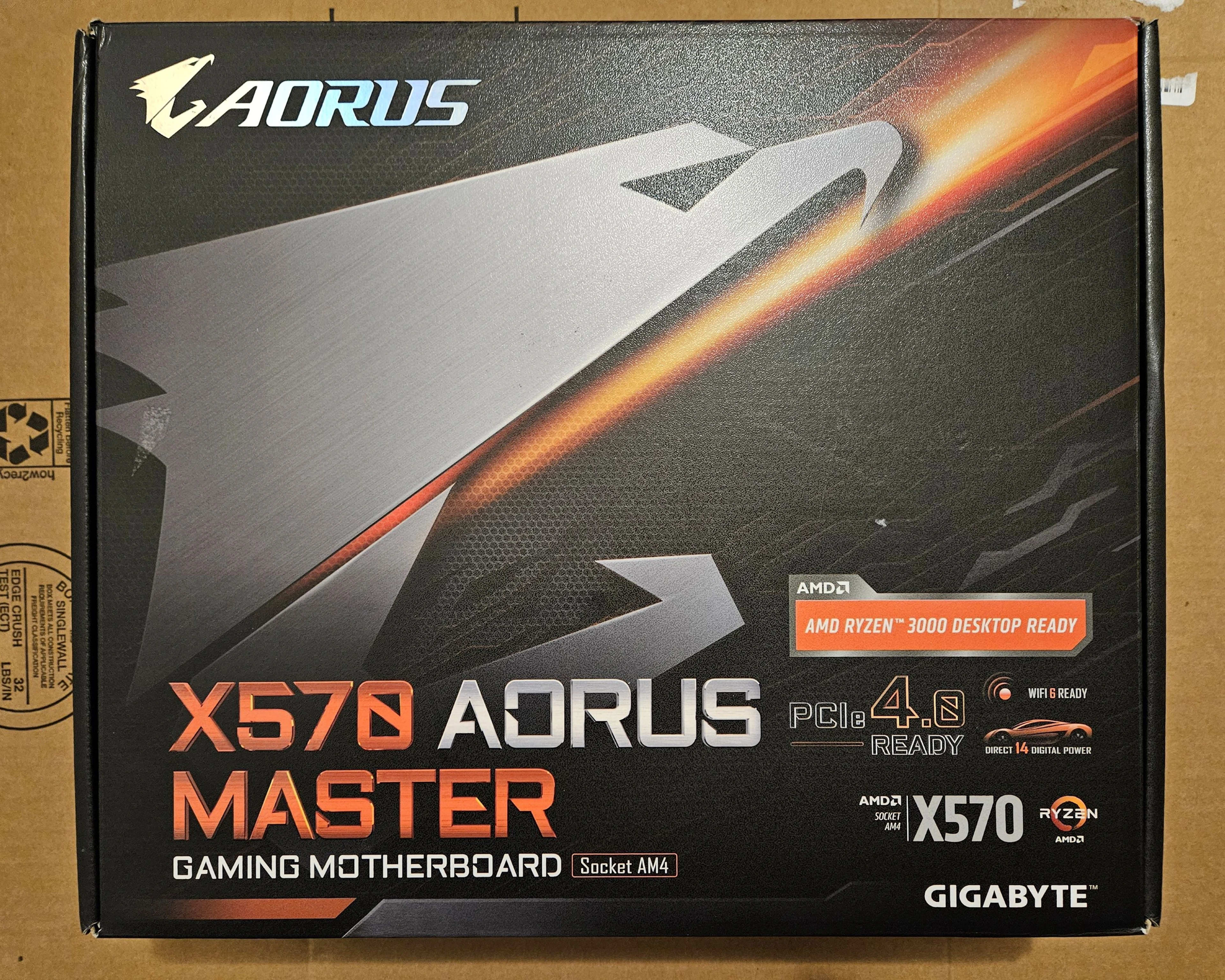 Gigabyte Aorus X570 Master - Socket AM4 - WiFi -USED