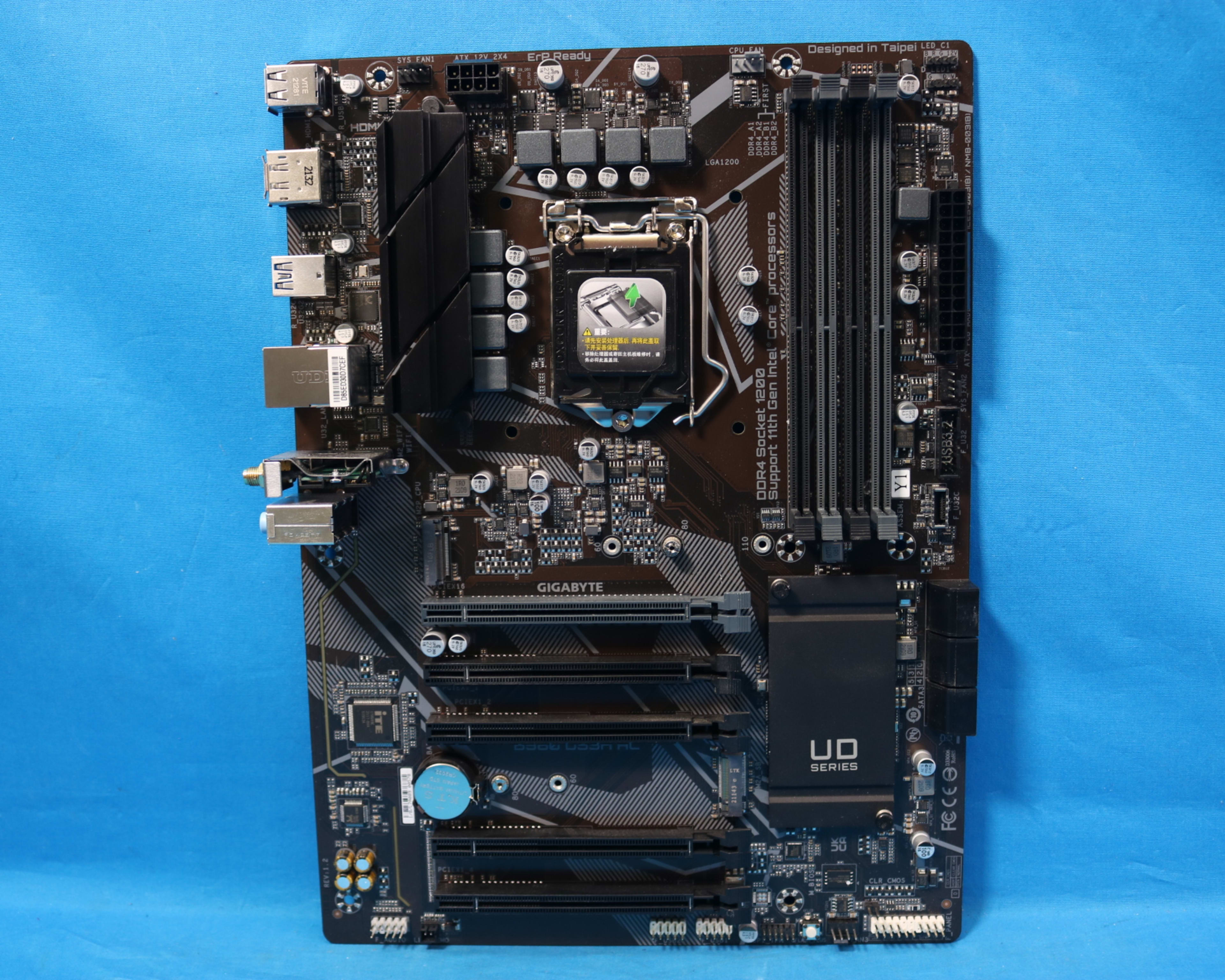 Gigabyte B560 DS3H AC Intel Socket LGA1200 DDR4 ATX Desktop Motherboard No I/O Shield
