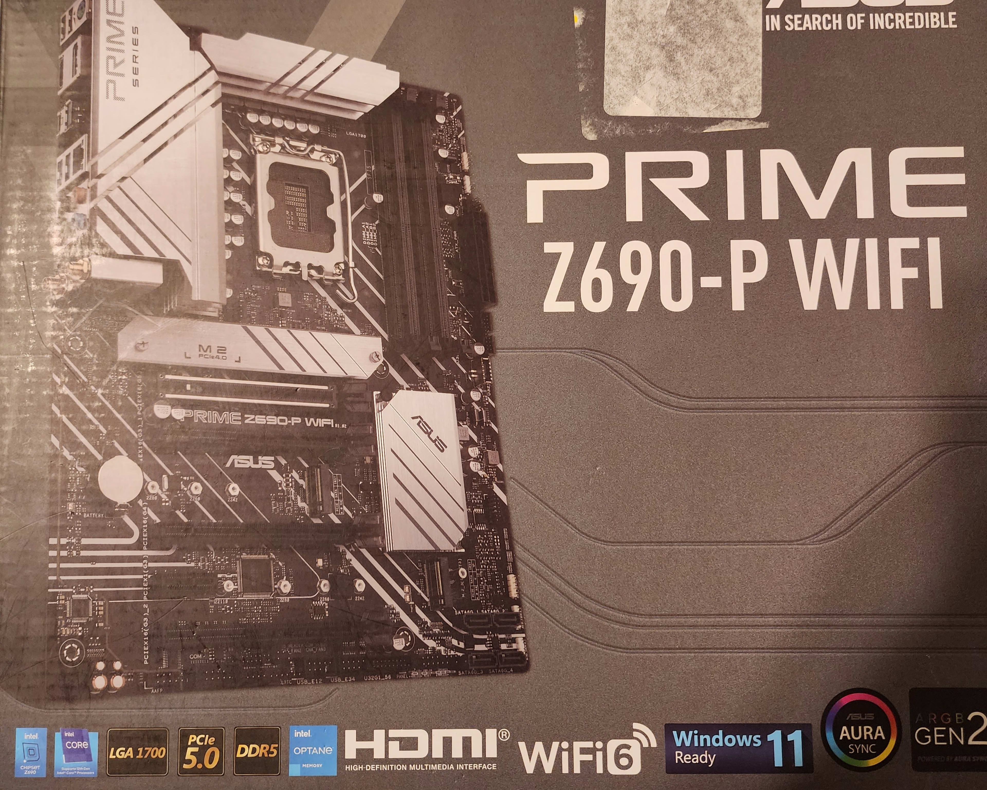 Open 📦! Asus PRIME Z690-P WIFI | DDR5