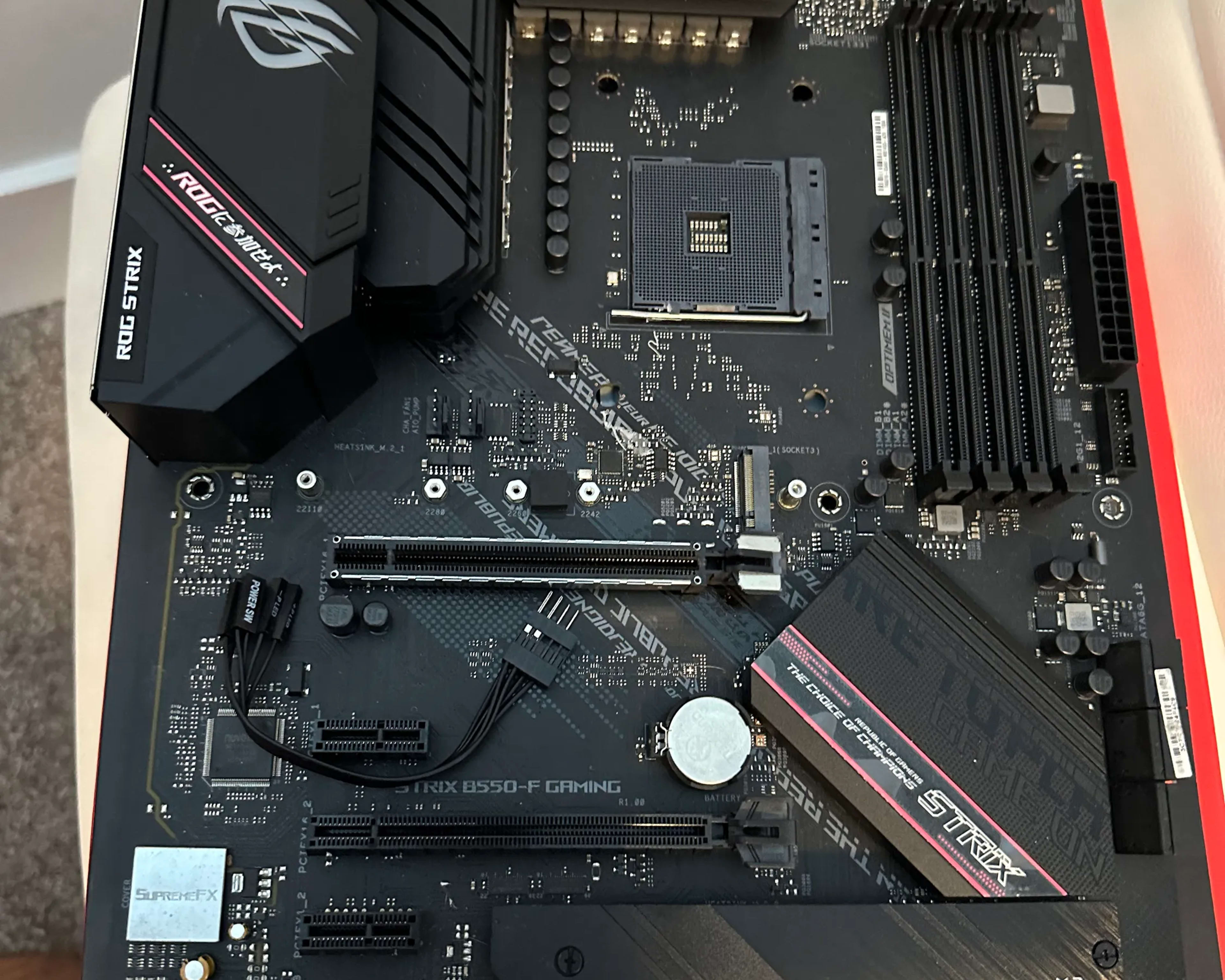 OPEN BOX ASUS ROG Strix B550-F Gaming Motherboard