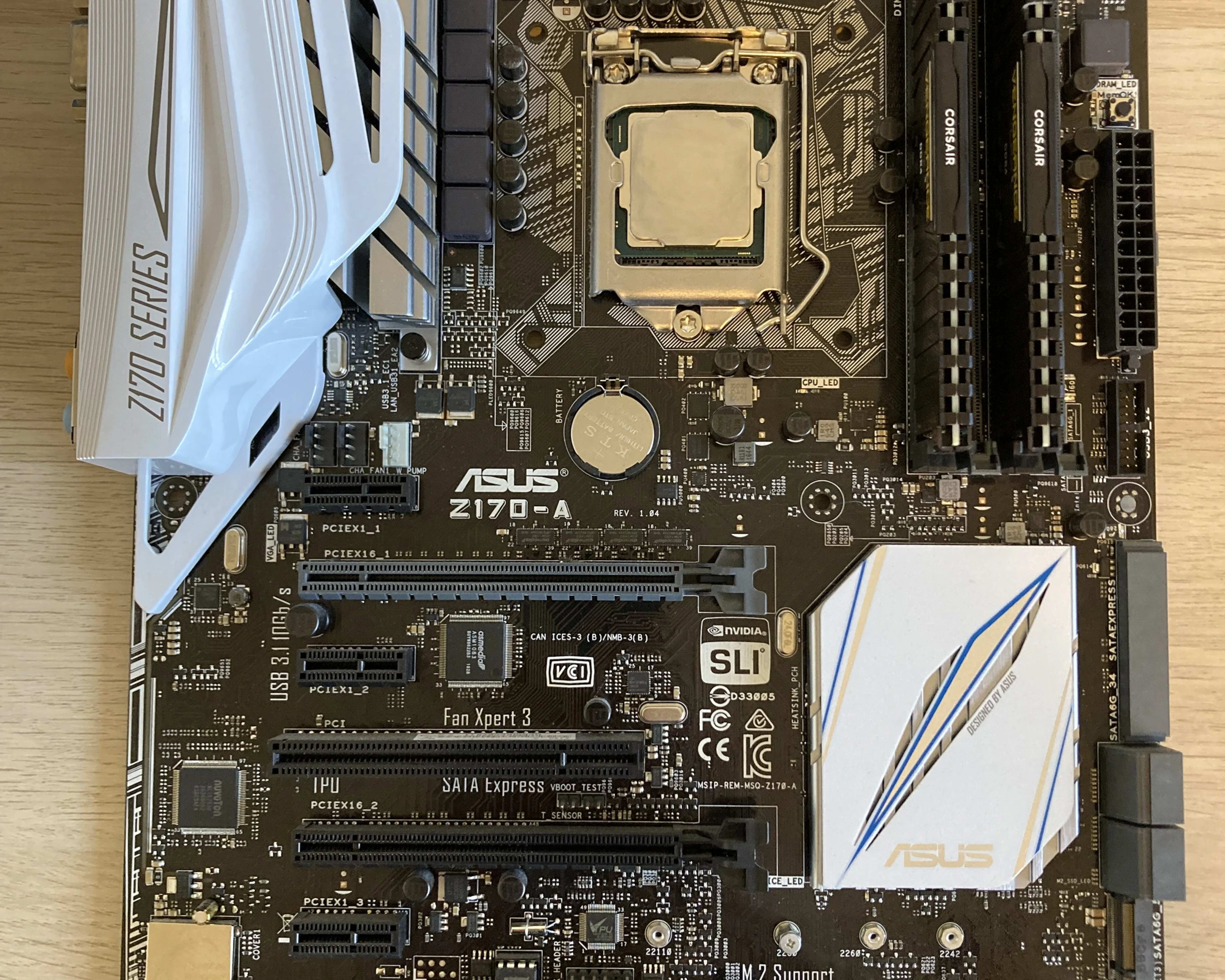 Intel i7 7700k + Asus Z170-A + 16GB RAM + 500GB M.2