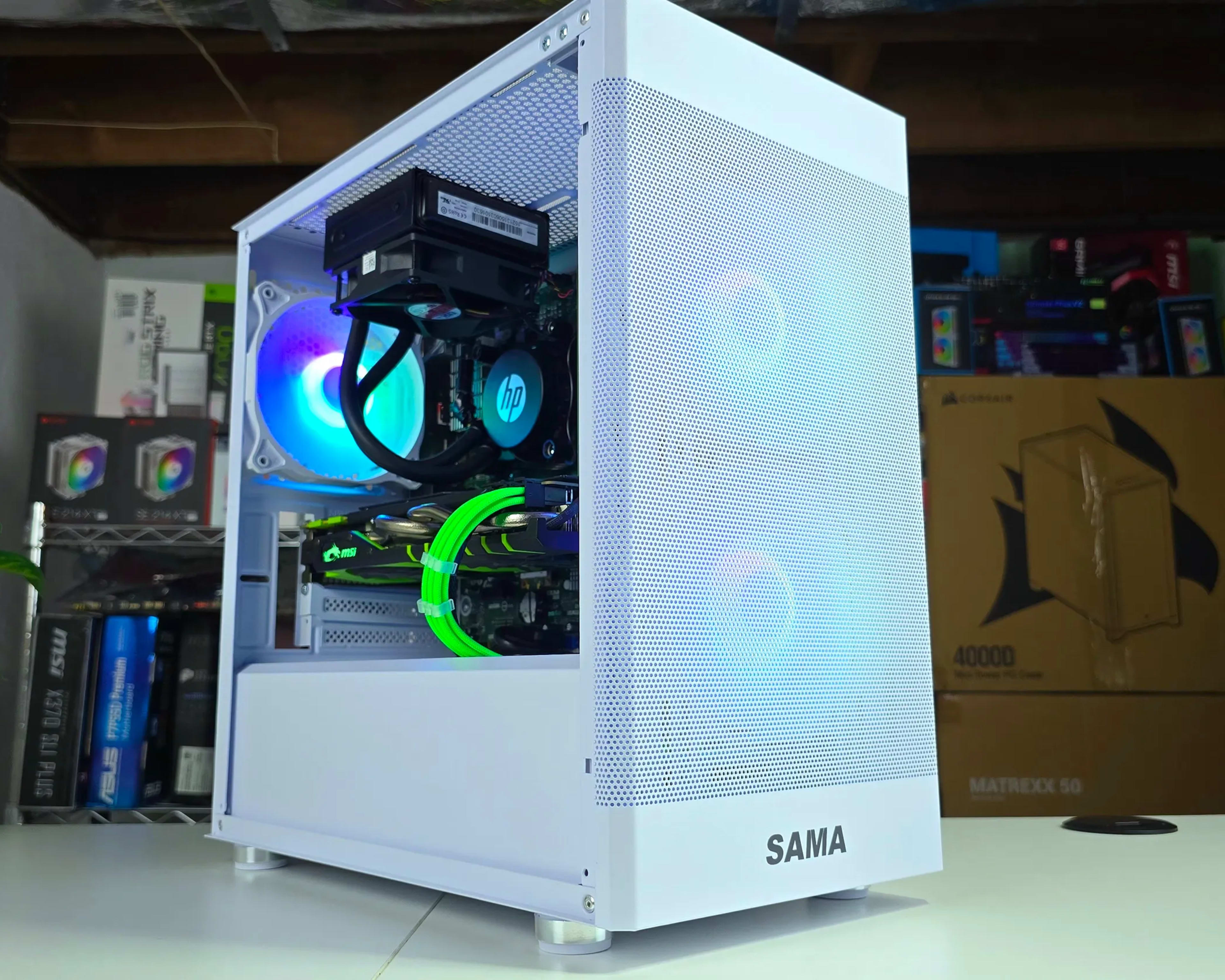 Gorgeous White Gaming PC