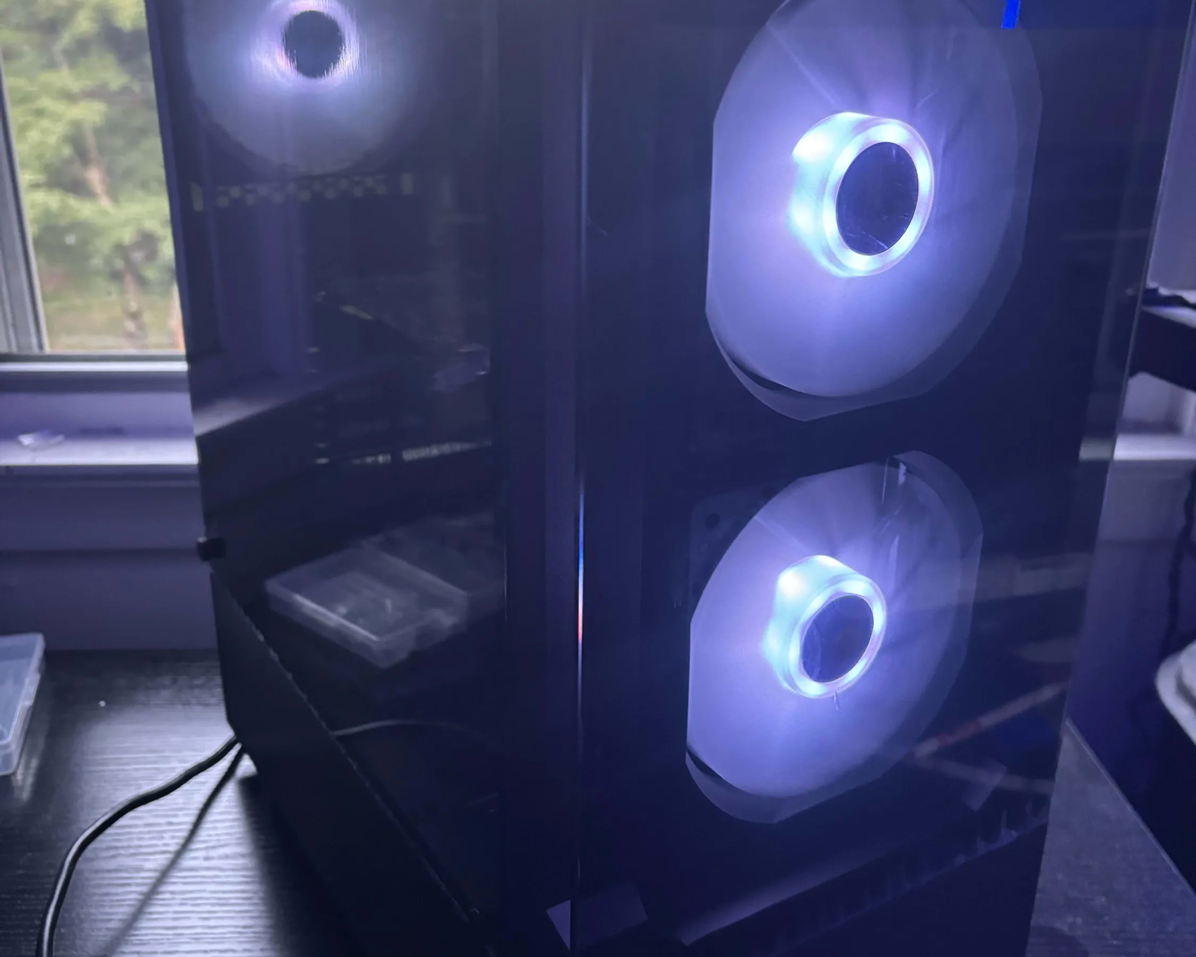 GAMING PC i5 8GB NVIDIA GTX 950 RGB Lighting RGB Fans Computer