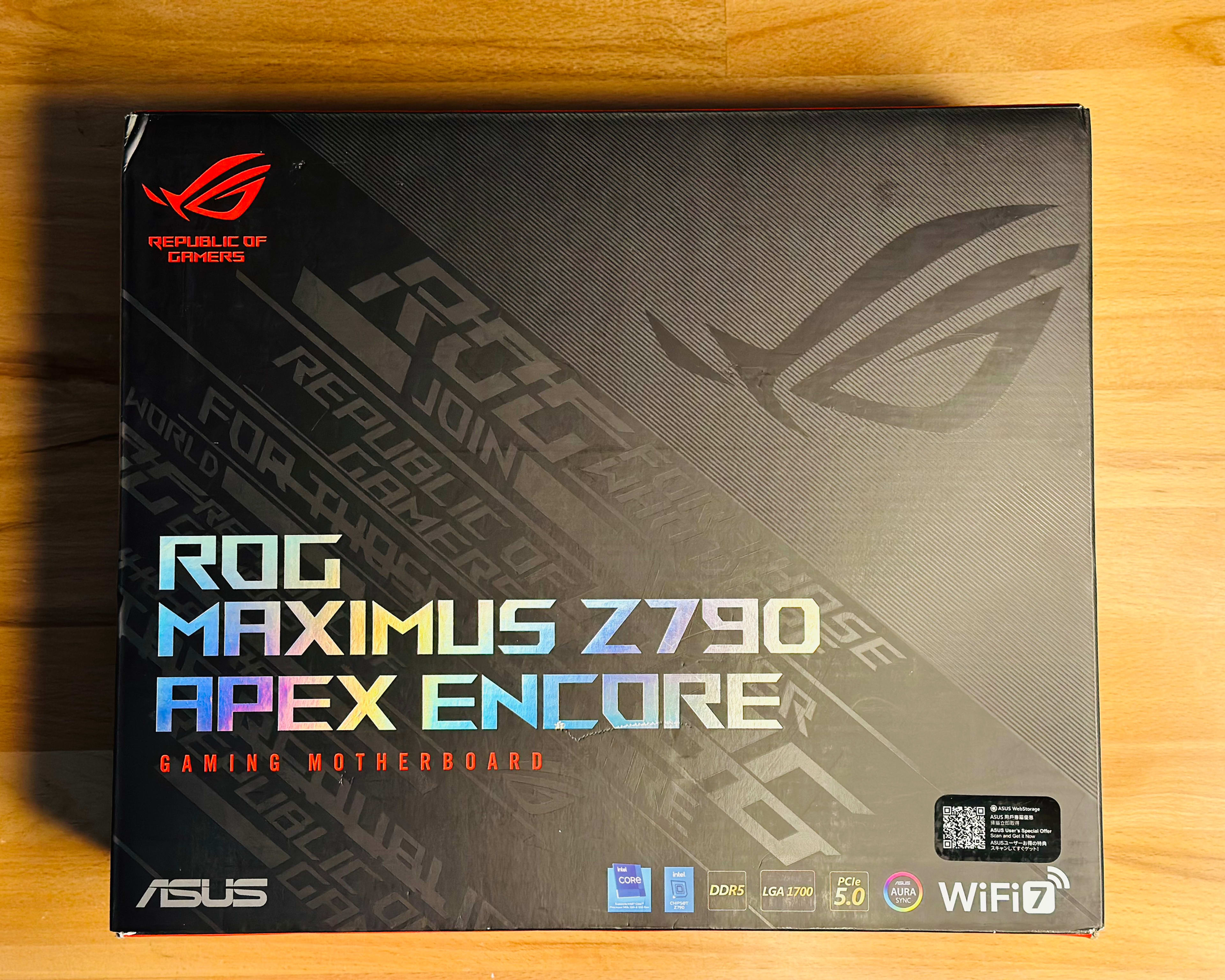 Asus ROG Maximus Z790 Apex Encore Motherboard