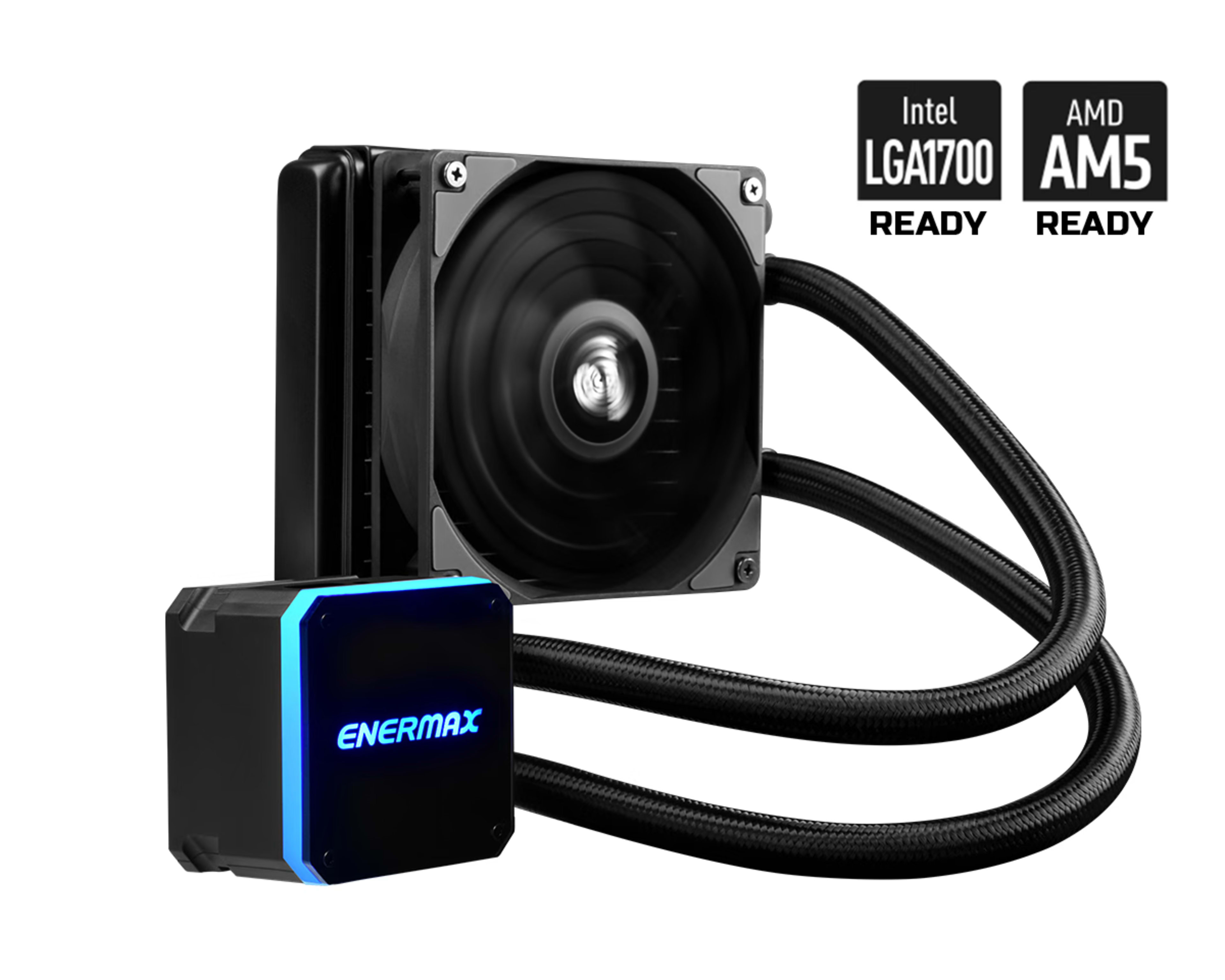 Enermax LIQMAX III 120mm Performance RGB All-in-One CPU Liquid Cooler - AM5 & LGA 1700 Kit Included