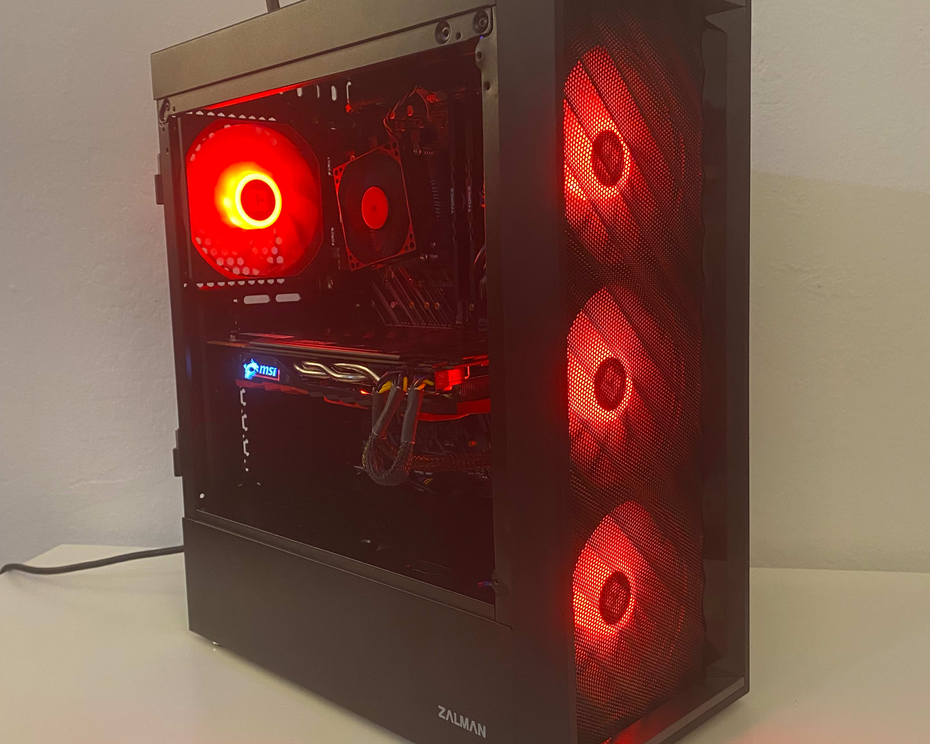 Gaming PC - GTX 1070, Intel i3 8100, 512 SSD, HDD, 16GB DDR4, Windows 10