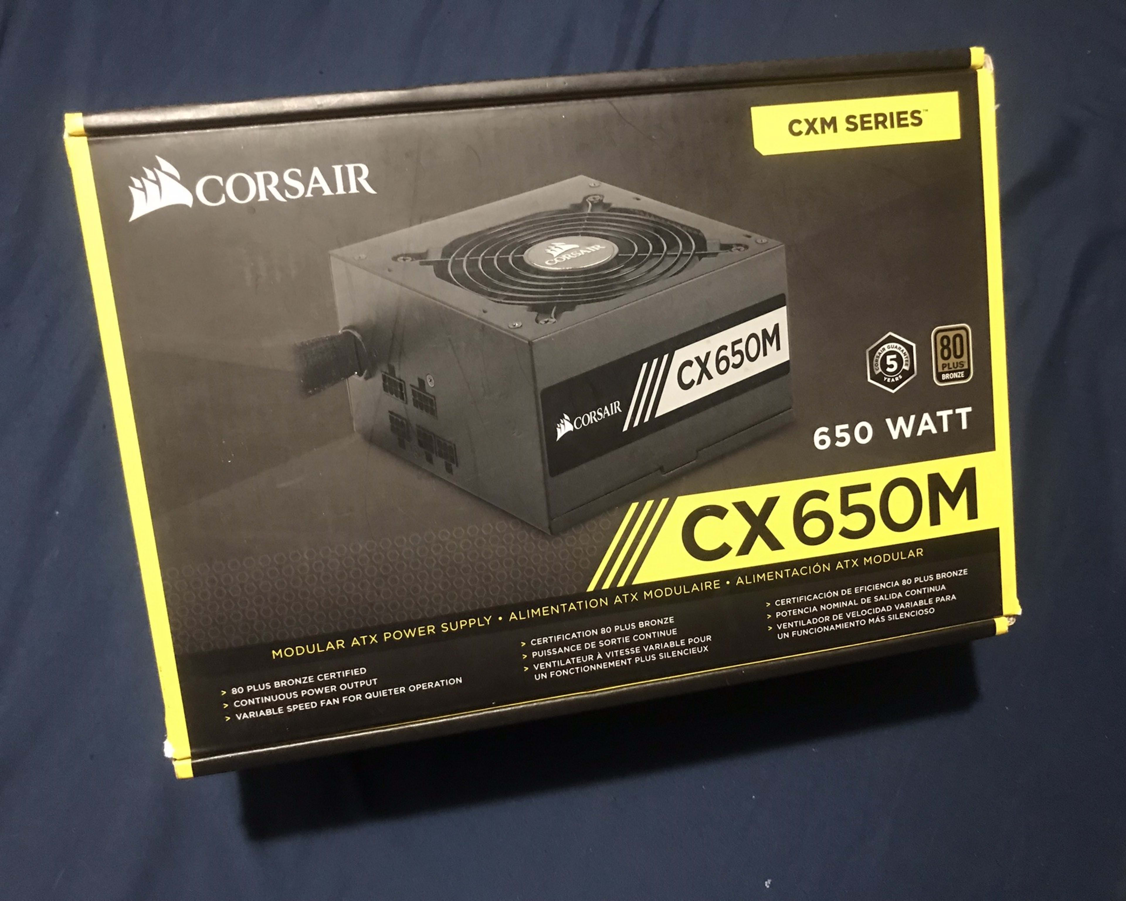 Corsair CX650M 650Watt Semi-Modular ATX Power Supply