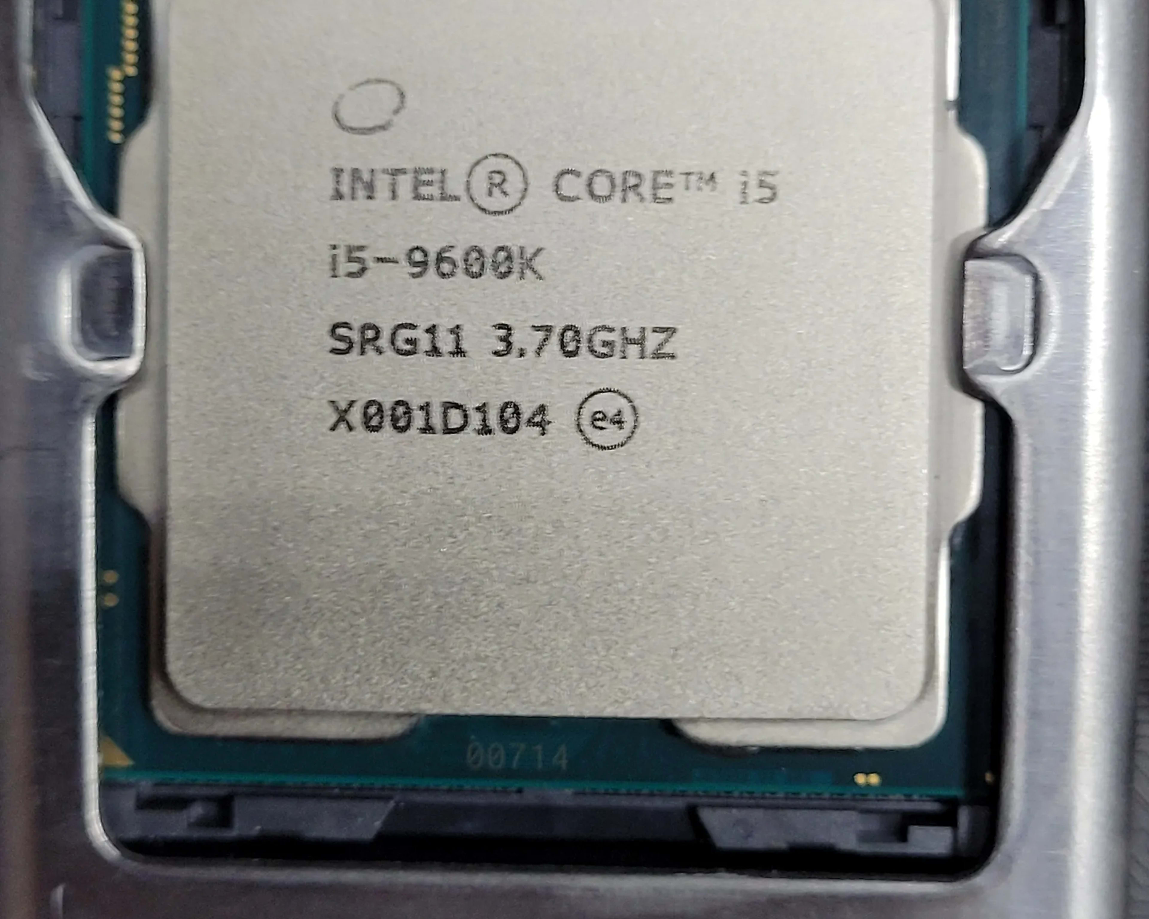 Intel i5-9600k cpu