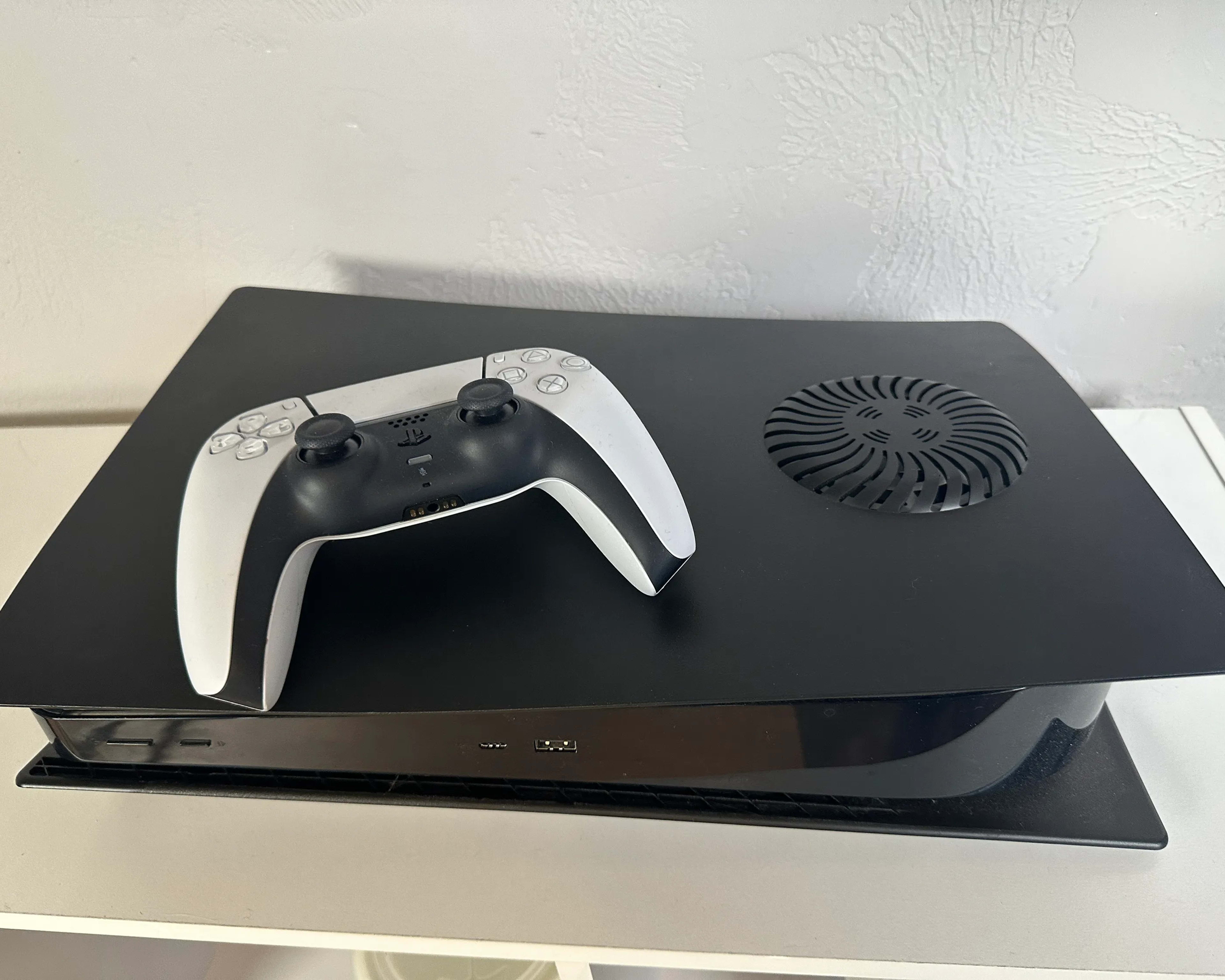 Playstation 5 Disc - Black Shell Fan Modded