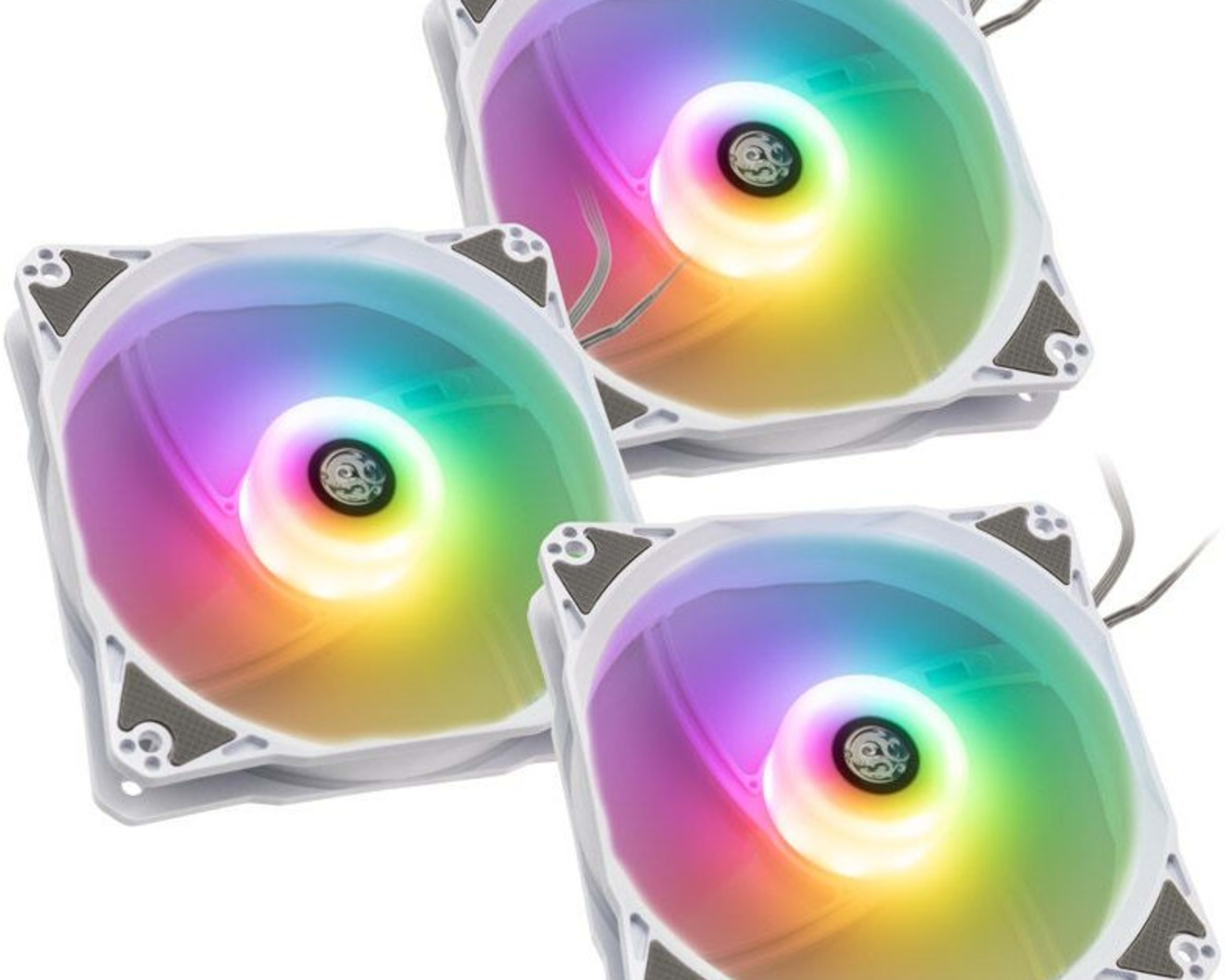 Bits Power Notos 120mm RGB Fans - White