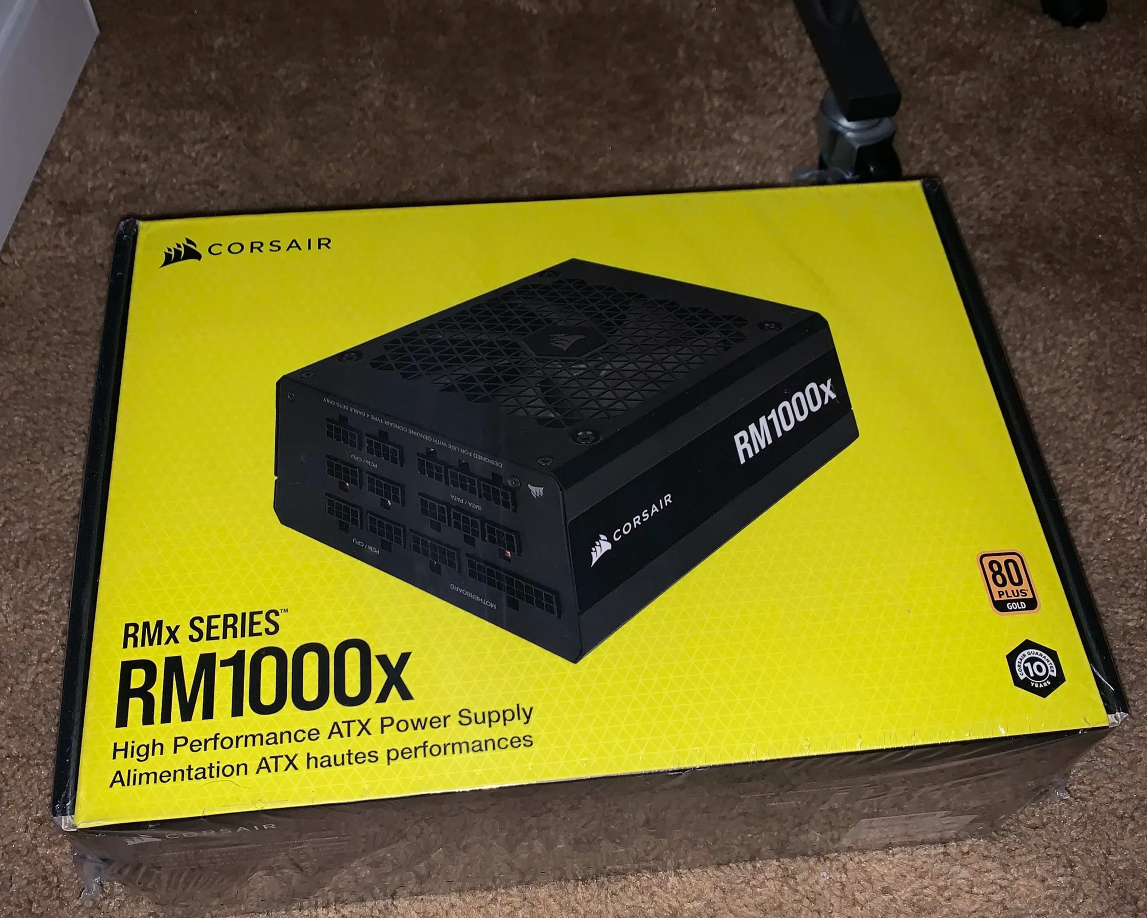 NEW Corsair RMx 1000 W 80+ Gold Certified Fully Modular ATX Power Supply