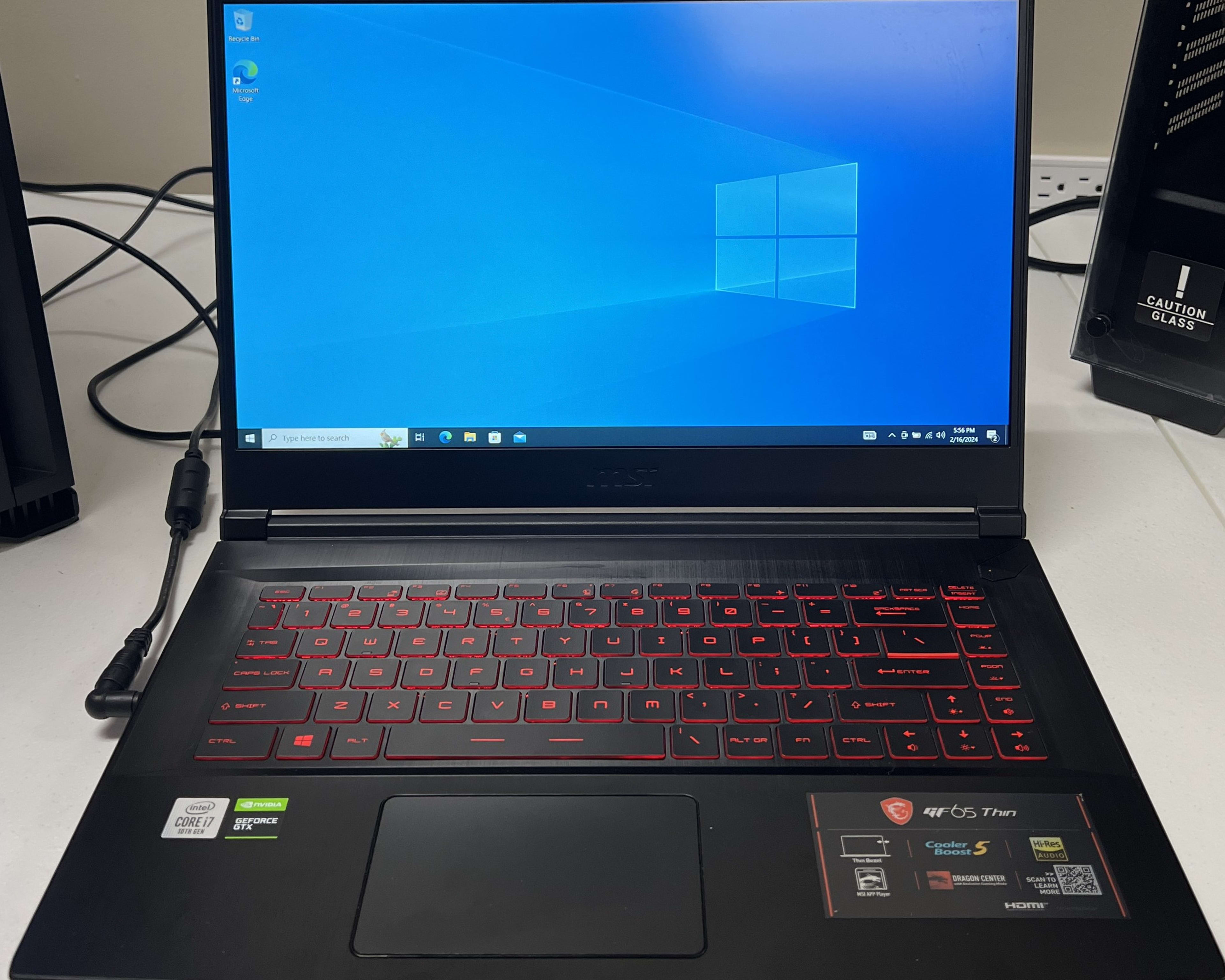 MSI Gaming Laptop | I7-10750H | 1660TI | 16GBs of RAM | 512 GB NVME |