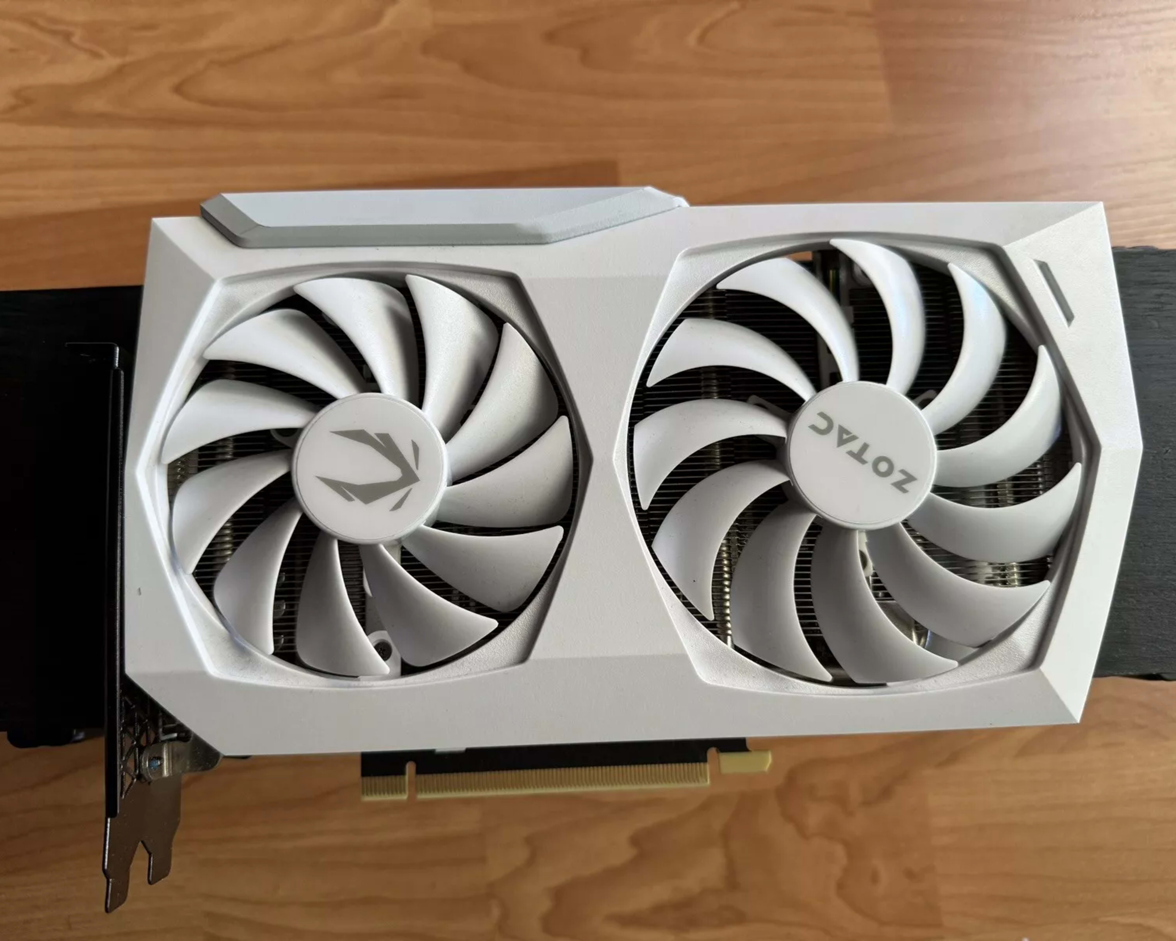 ZOTAC GAMING GeForce RTX 3060Ti AMP White Edition LHR 8GB GDDR6 Graphics Card (USED/GREAT/GPU ONLY)