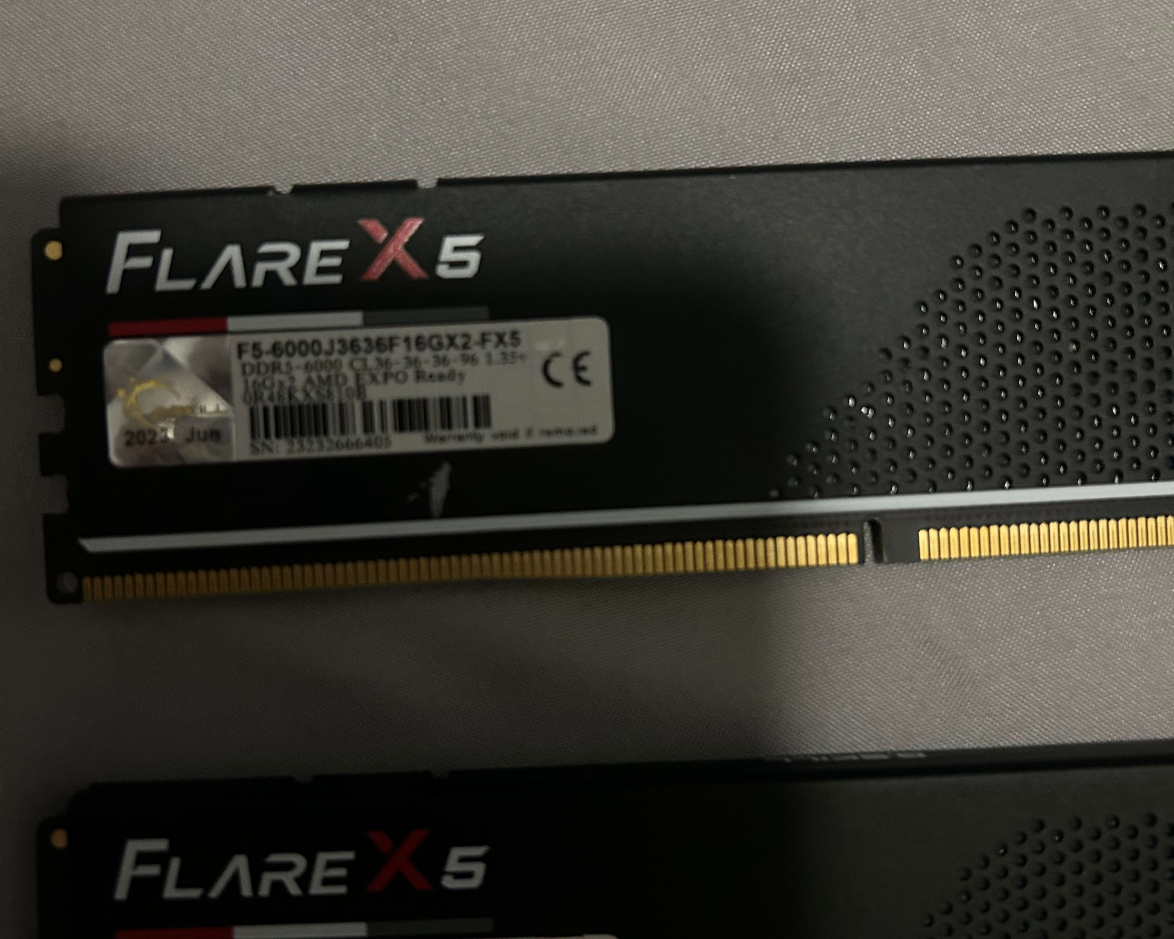 G.skill Flare x5 DDR5 2x16 6000 mhz