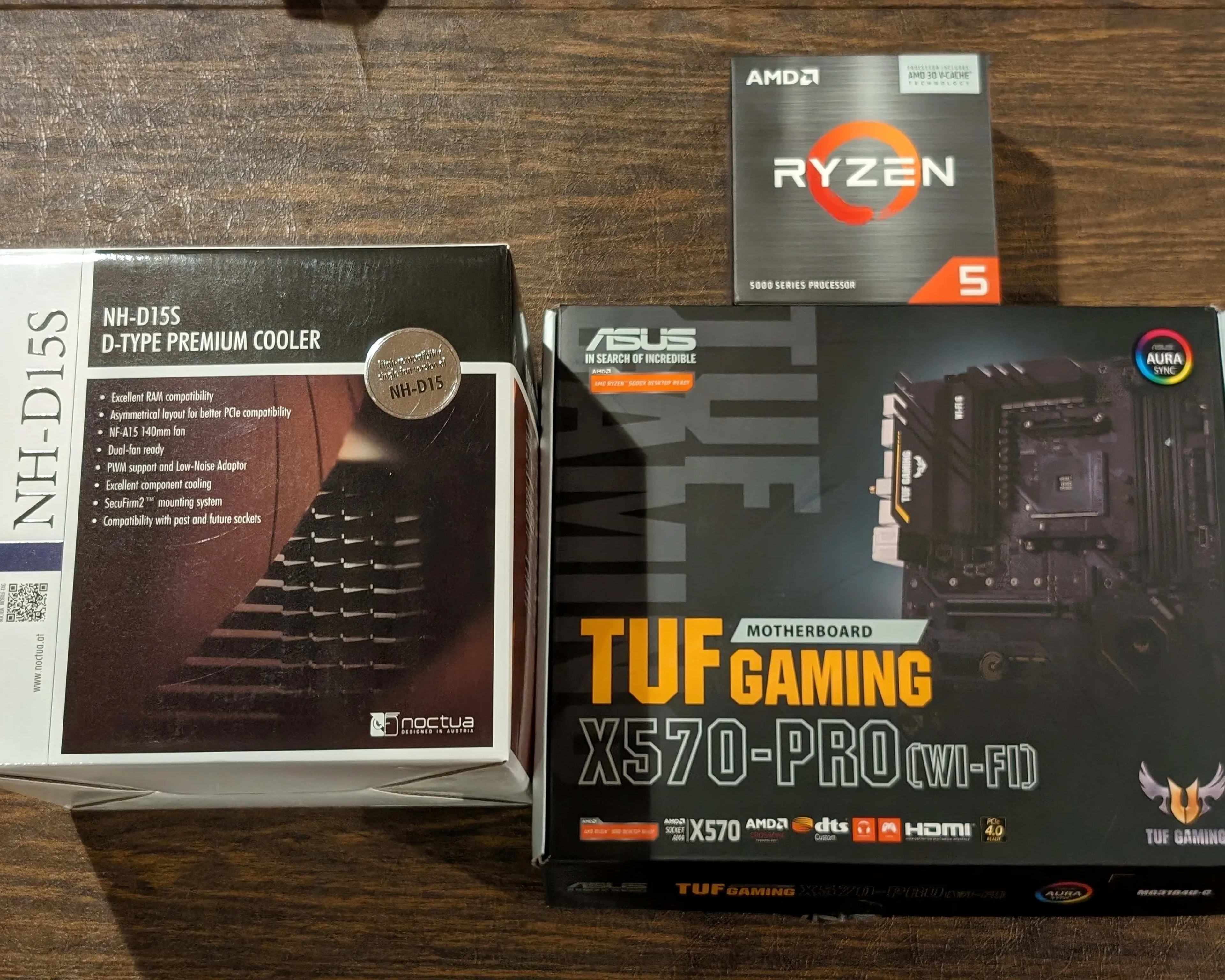 MoBo/CPU/Memory Combo: ASUS TUF GAMING X570-PRO (WI-FI) w/AMD 5600X3D CPU/G.Skill 3200mhz DDR4 32gb