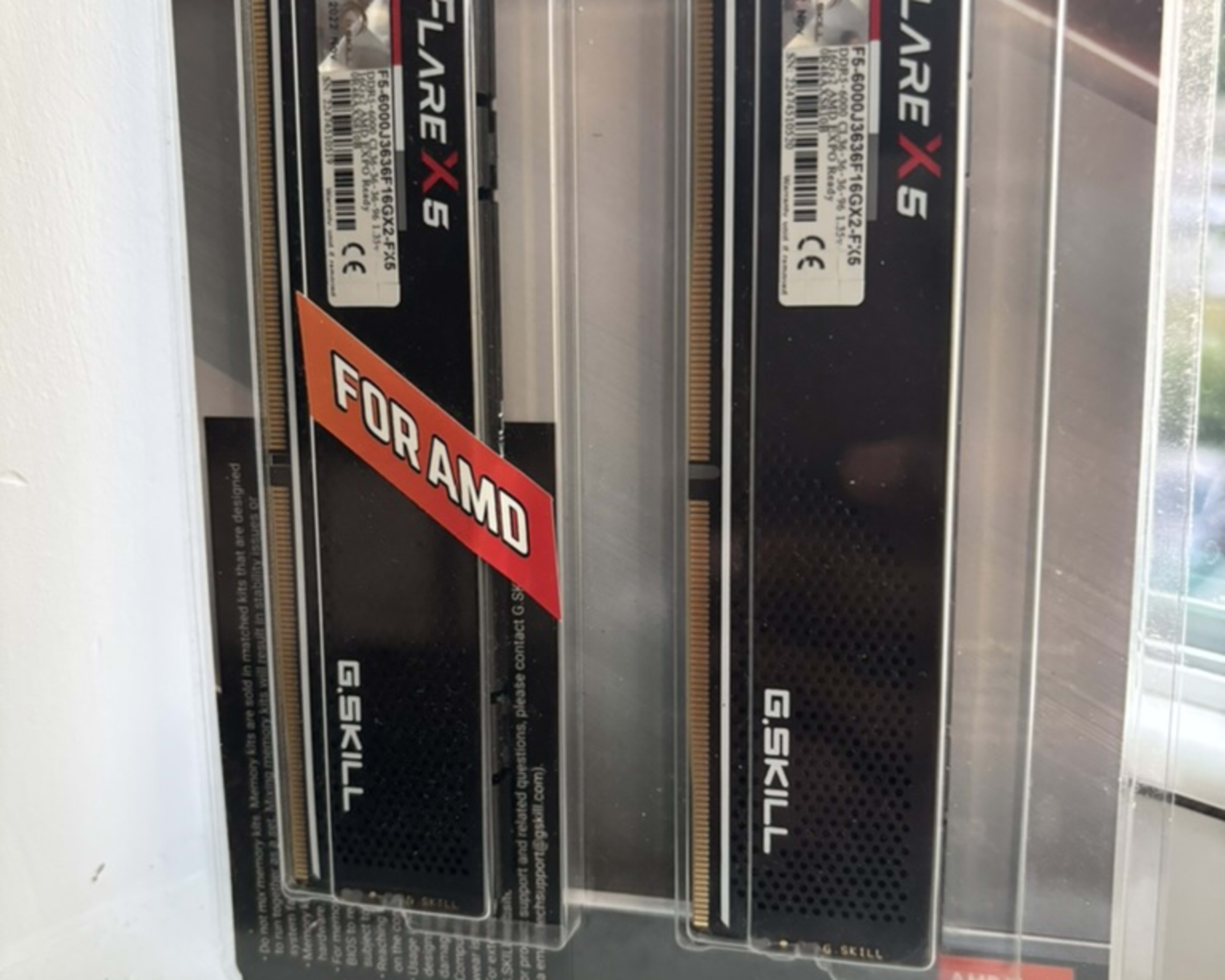 G.Skill Flare X5 32 GB (2 x 16 GB) DDR5-6000 CL36 Memory