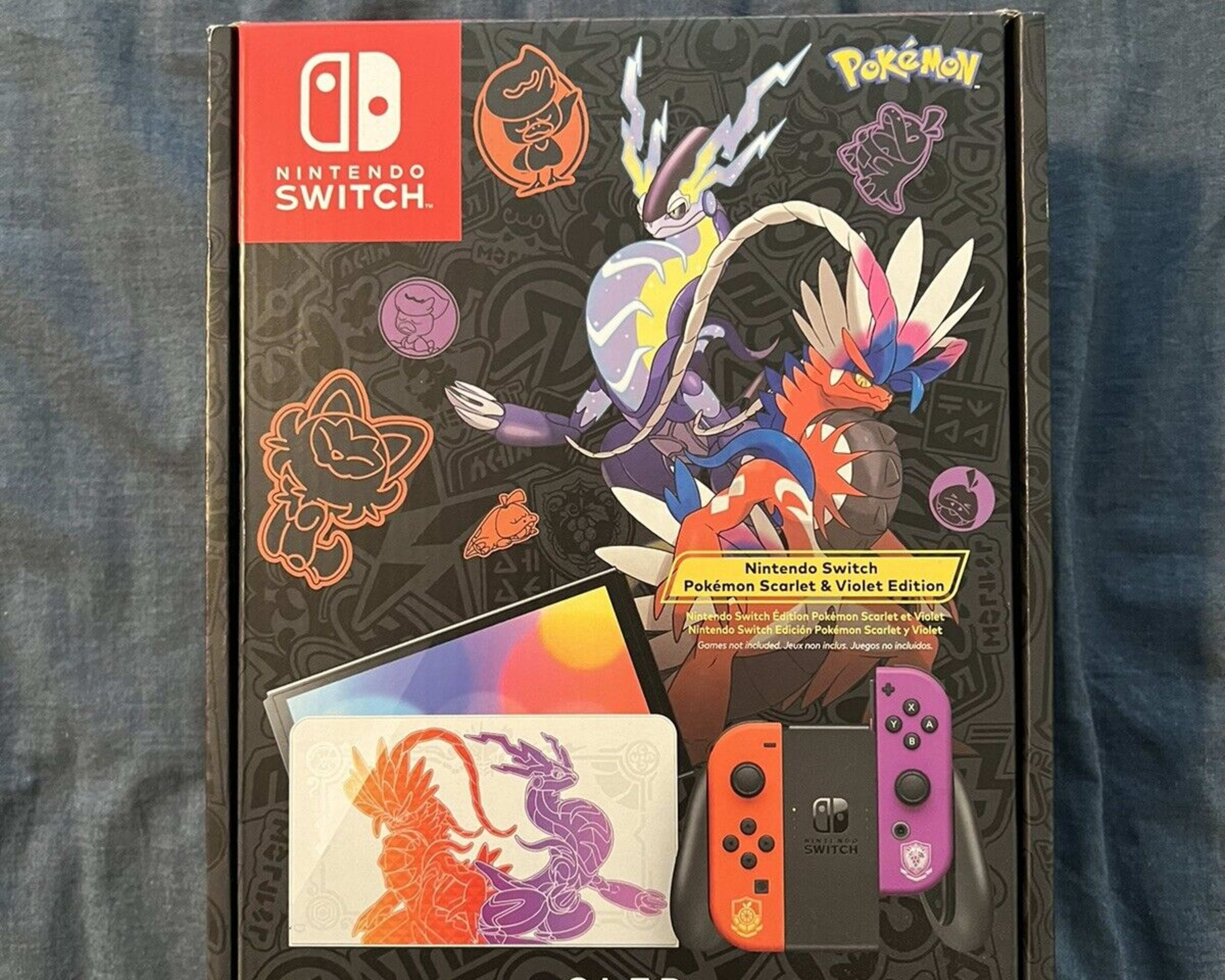 Nintendo Switch (OLED Model) HEG-001 Pokémon Scarlet & Violet Edition - 64GB...