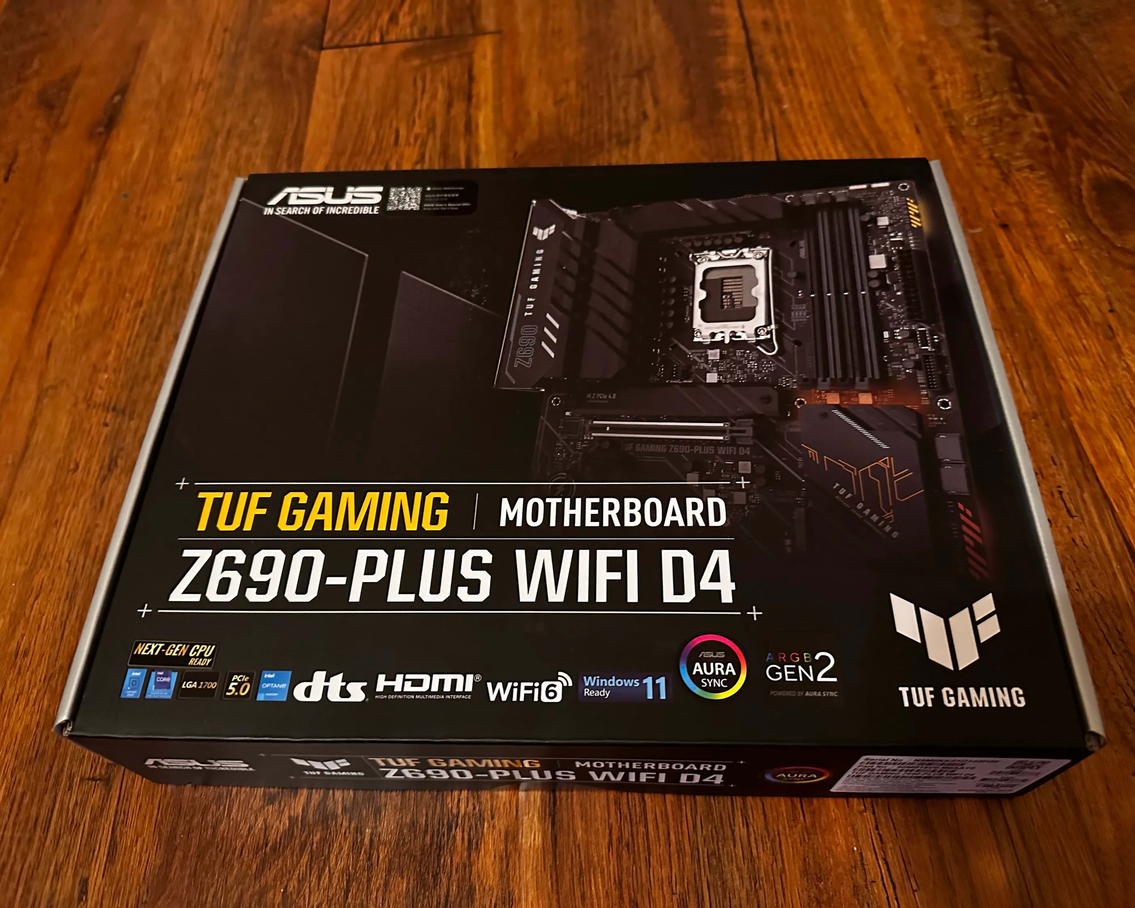 BNIB ASUS Z690-PLUS TUF Gaming WiFi DDR4 Intel LGA 1700 ATX Motherboard