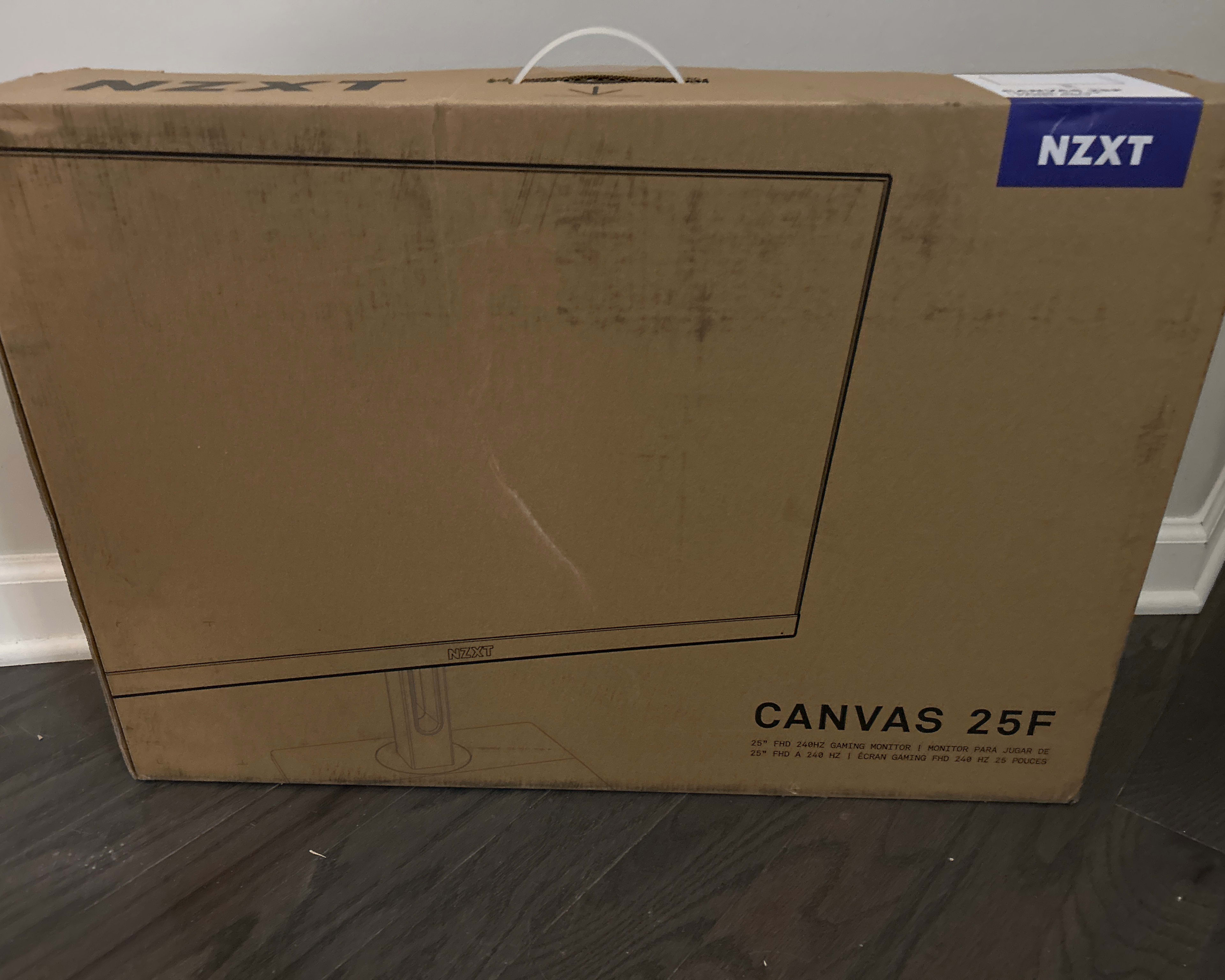 NZXT Canvas 25" 1080p 240hz Monitor - Stand Included