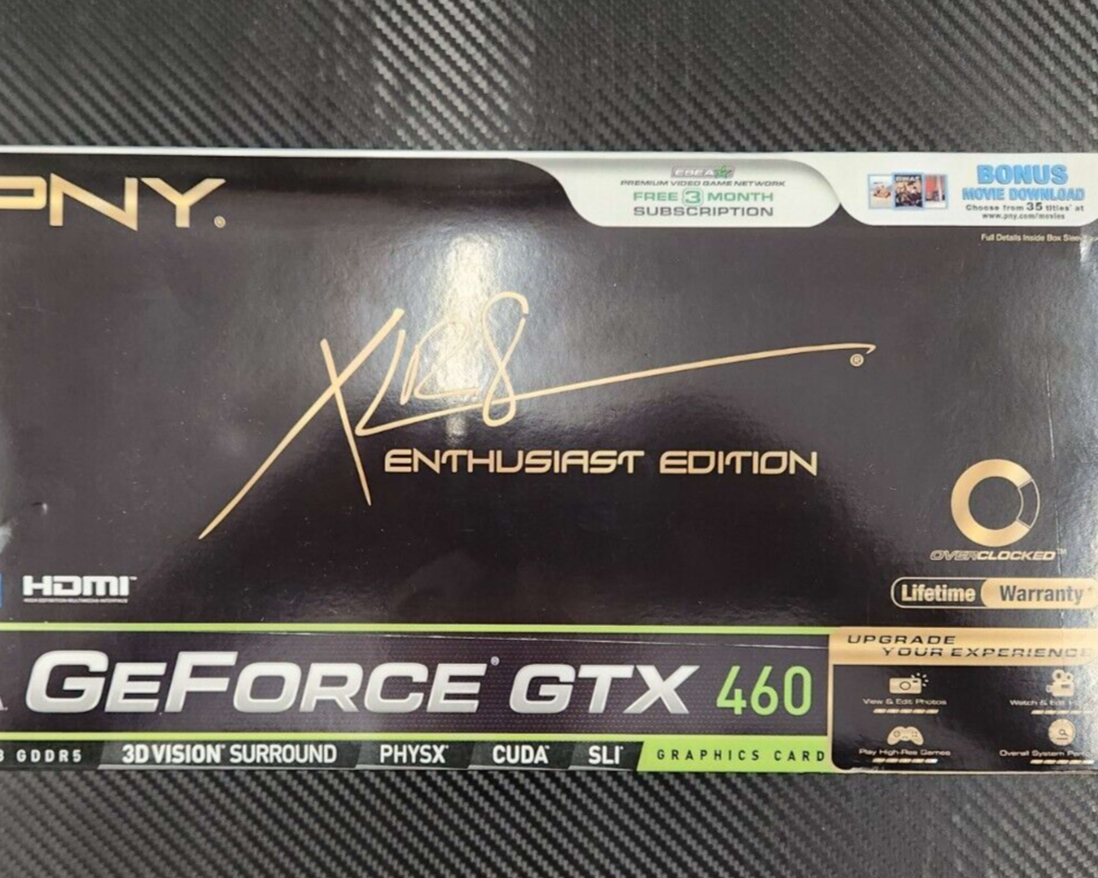 PNY GeForce GTX 460 XLR8 Enthusiast Edition 1GB GDDR5 PCIE Graphics Card