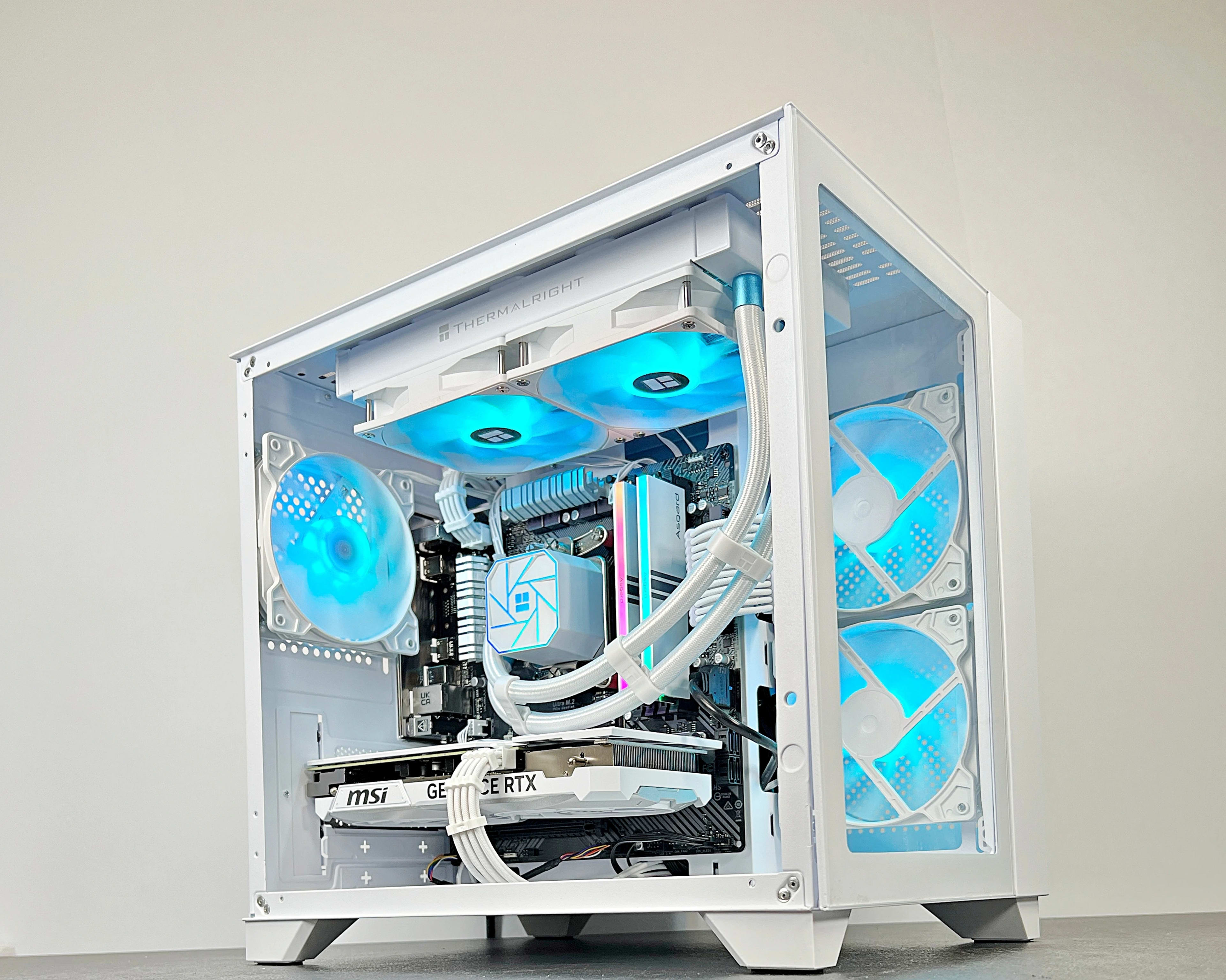 Liquid Cooled RTX 4070 Ryzen 5 5600X 16GB RAM 1TB M.2 Win 11 Gaming PC