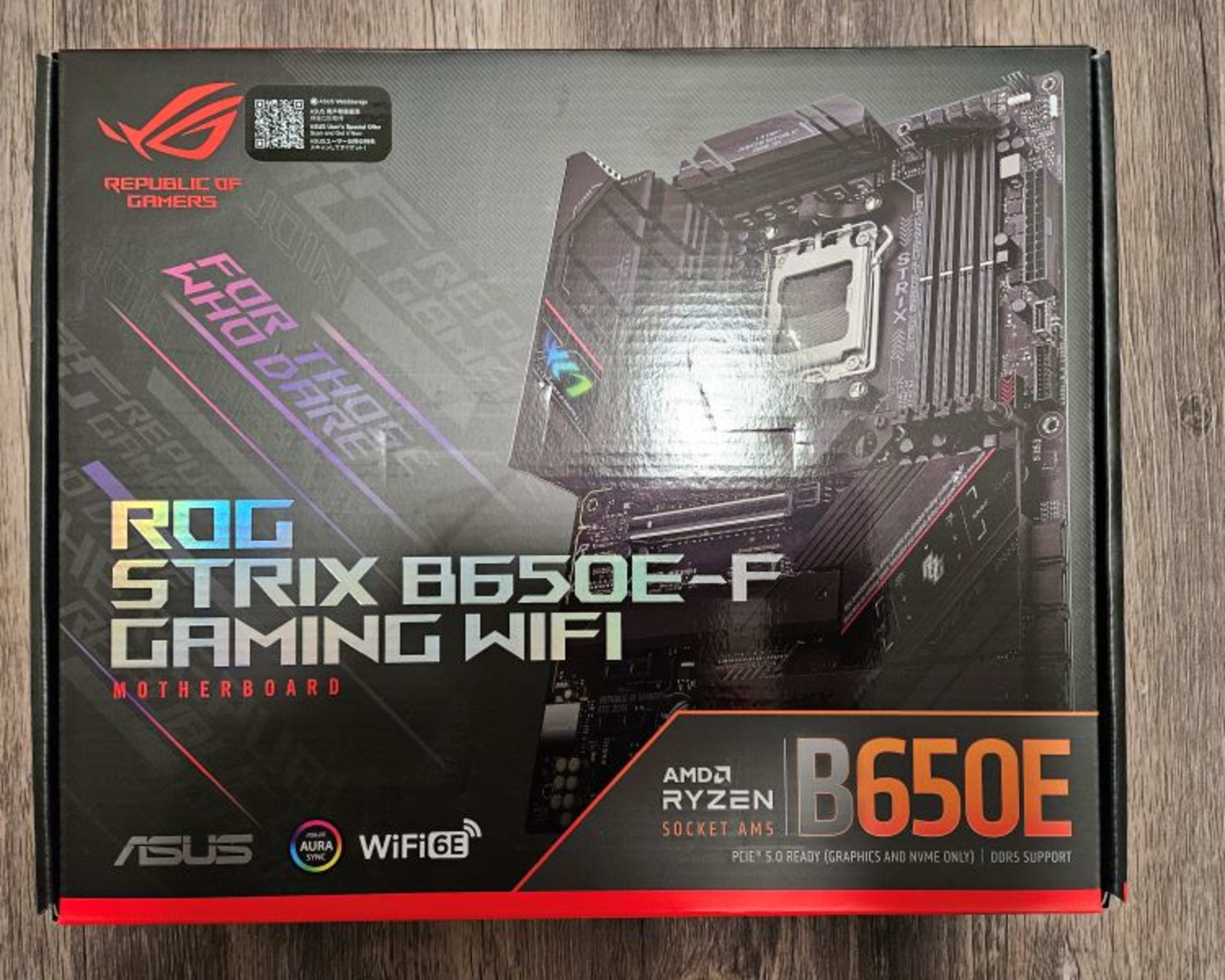 ASUS ROG STRIX B650E-F Gaming Wifi Motherboard Socket AM5 - Brand New in Box