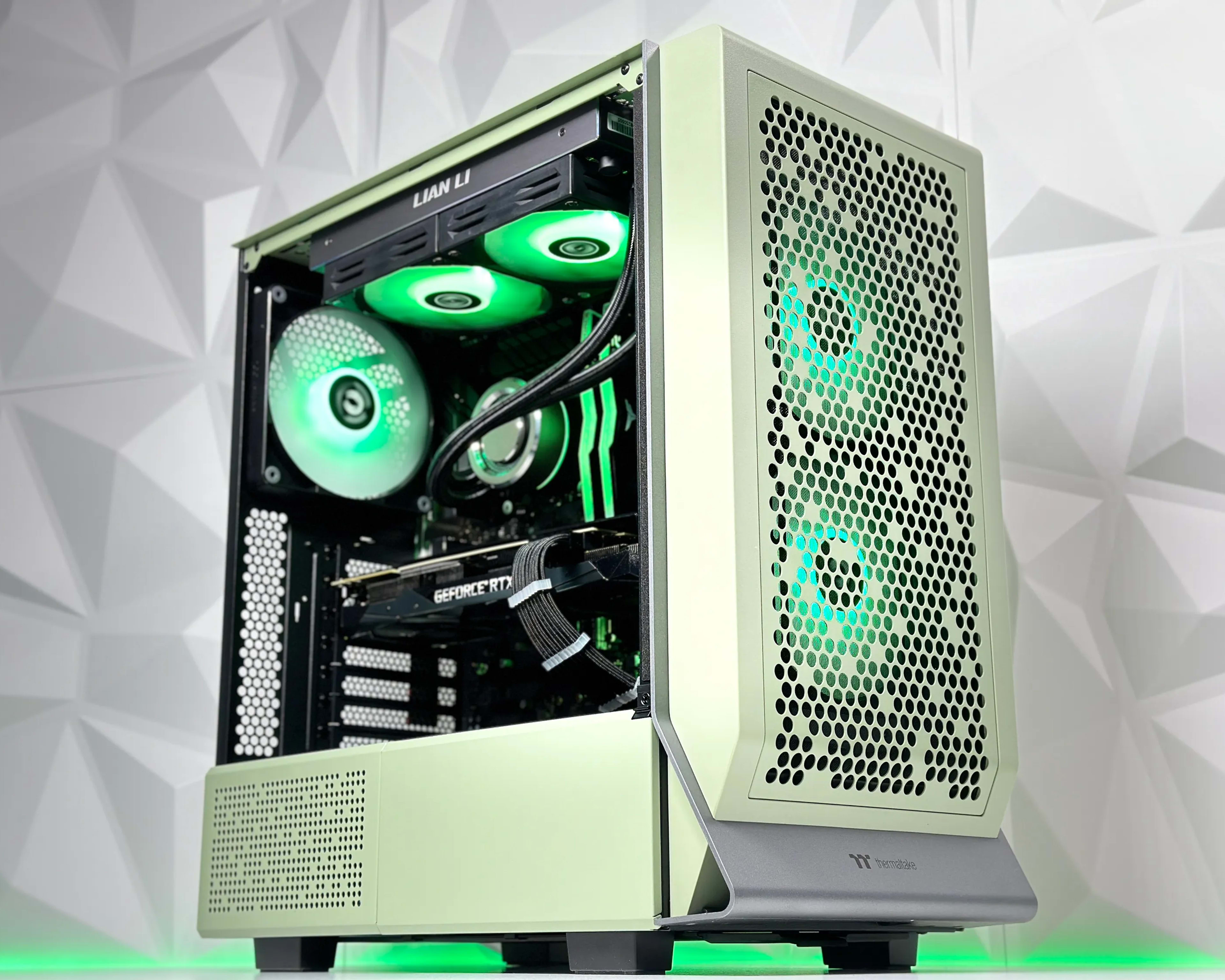 🍵💚🍃Matcha🍃Liquid Cooled Gaming PC🍃Nvidia RTX 2080 Ti 11GB🍃Intel  12600KF 10 core 🍃32GB DDR4🍃