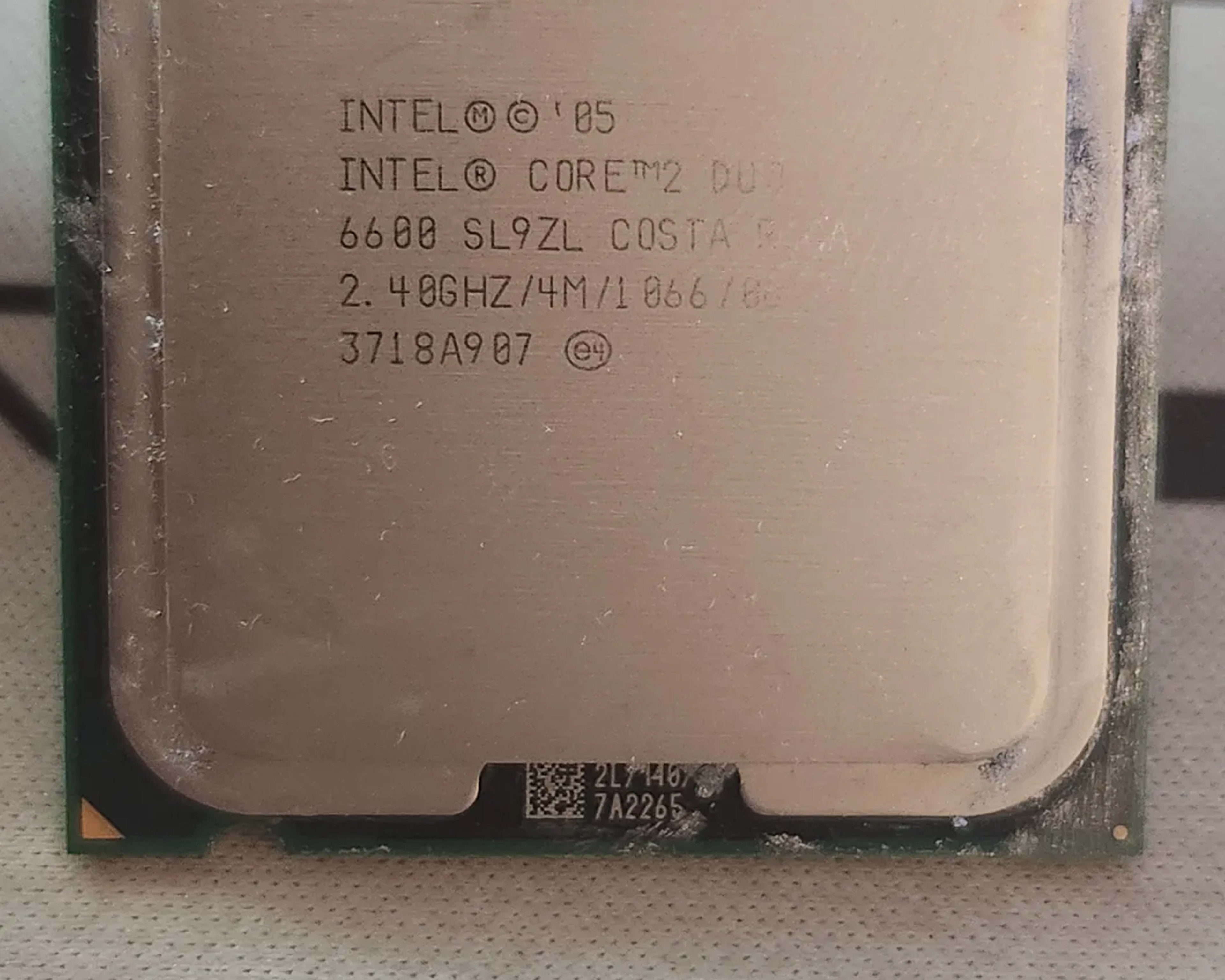 Intel Core 2 duo 6600