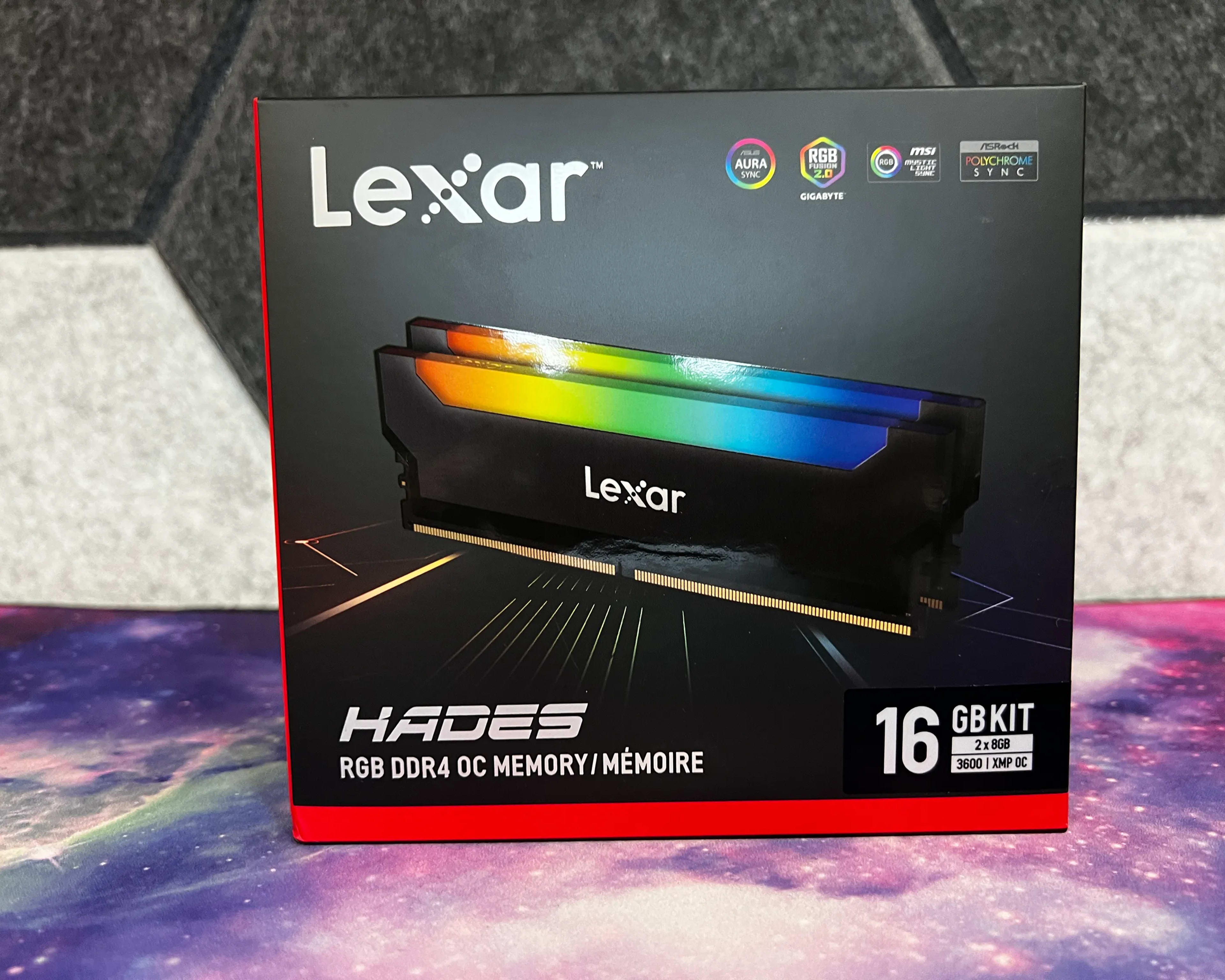 Lexar Hades 16GB (2 x 8GB) RGB DDR4 3600Mhz CL18 Memory Kit